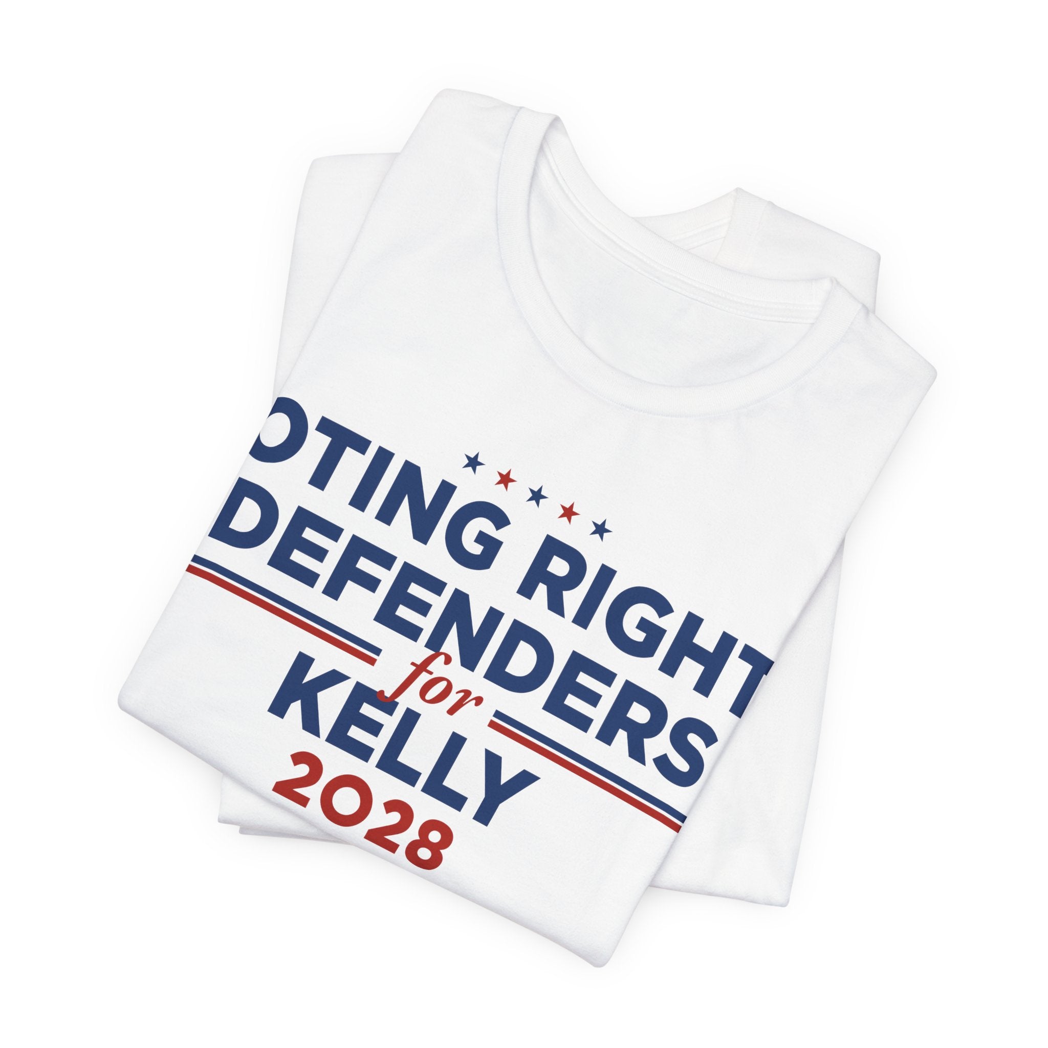 Voting Rights Defenders for Mark Kelly for President Campaign T-Shirt 2028