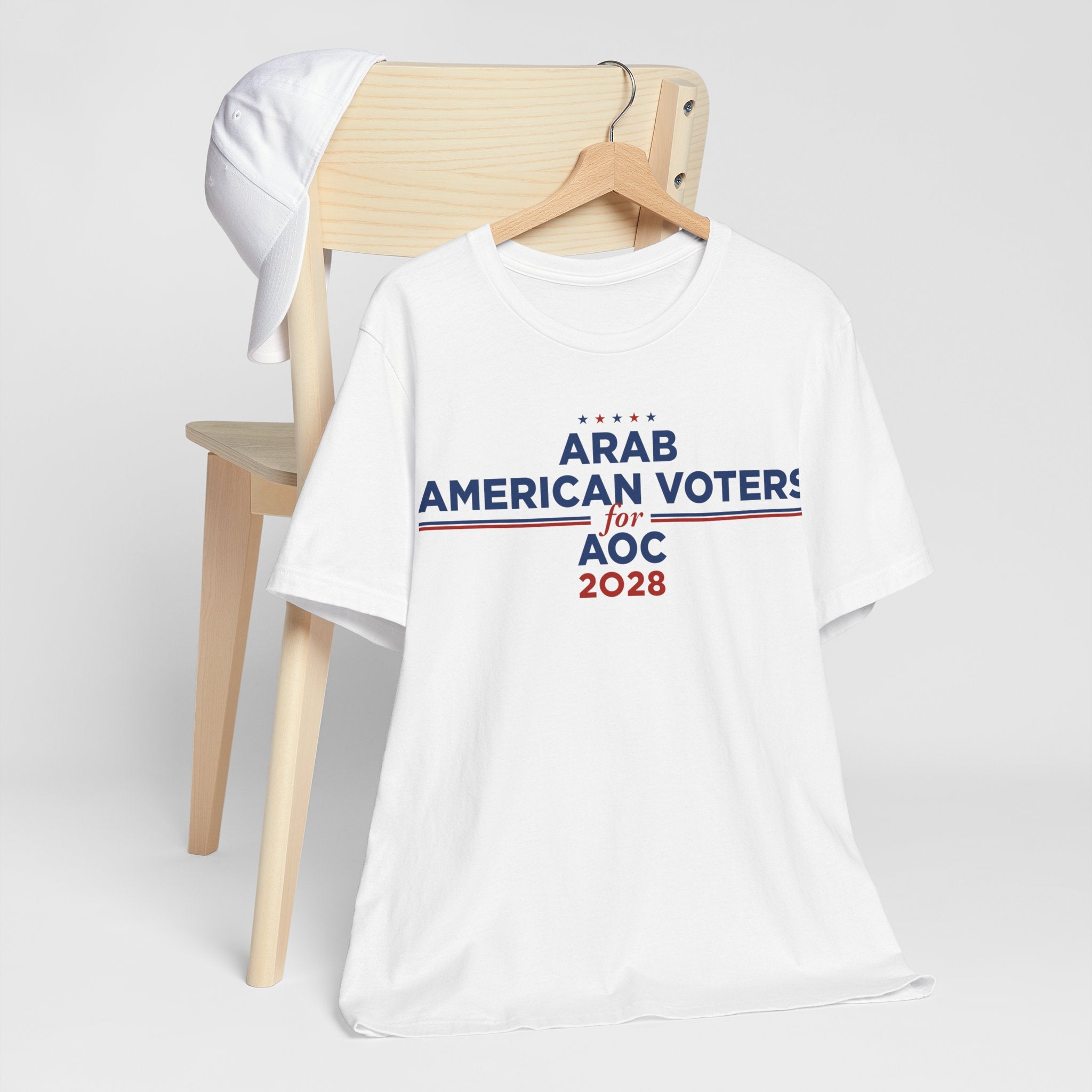 Arab American Voters for AOC for President Campaign T-Shirt 2028