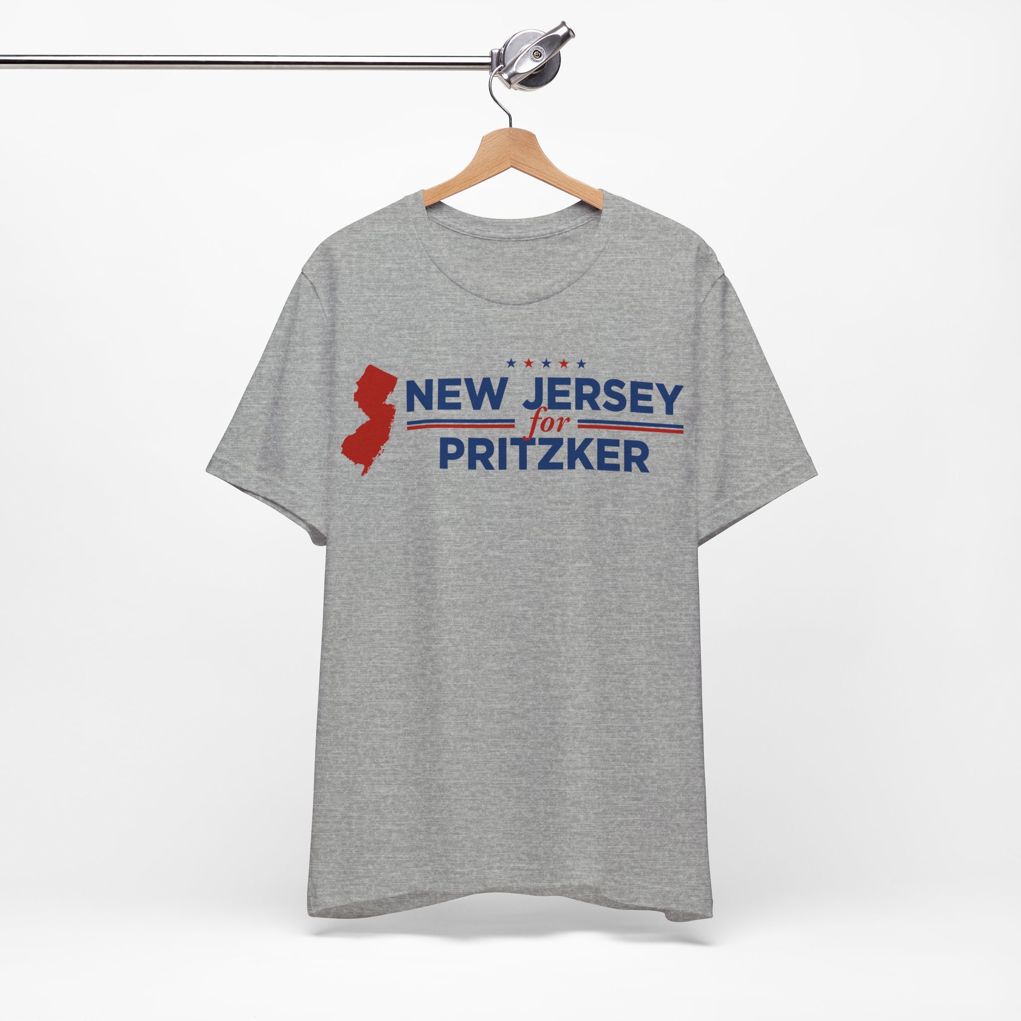 New Jersey for J.B. Pritzker for President Campaign T-Shirt 2028