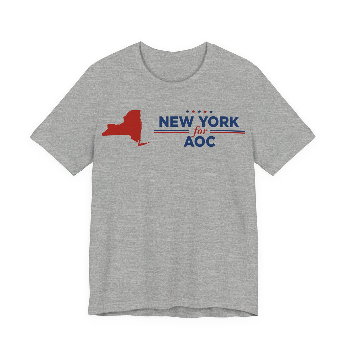 New York for AOC for President Campaign T-Shirt 2028