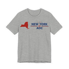 New York for AOC for President Campaign T-Shirt 2028