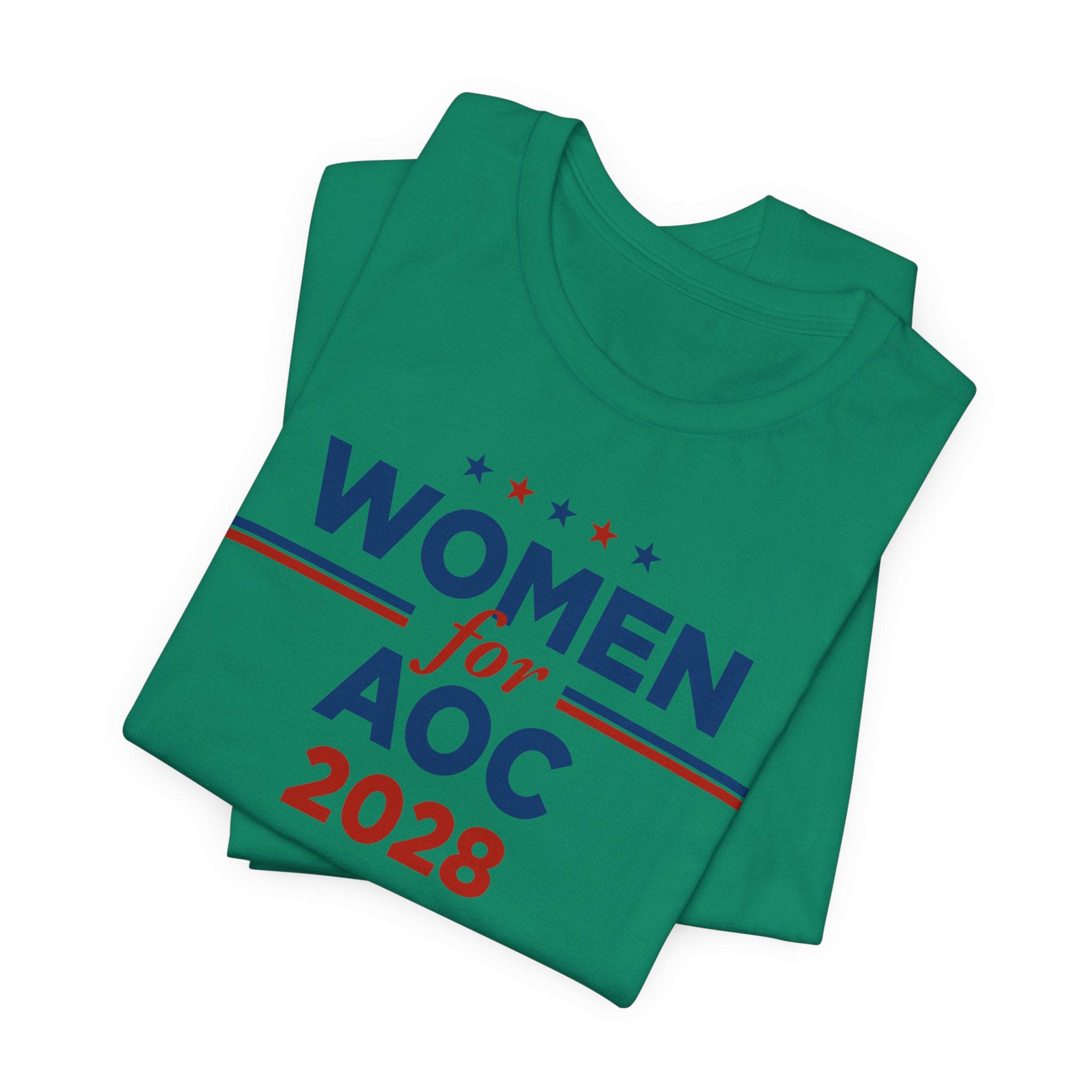 Women for AOC for President Campaign T-Shirt 2028