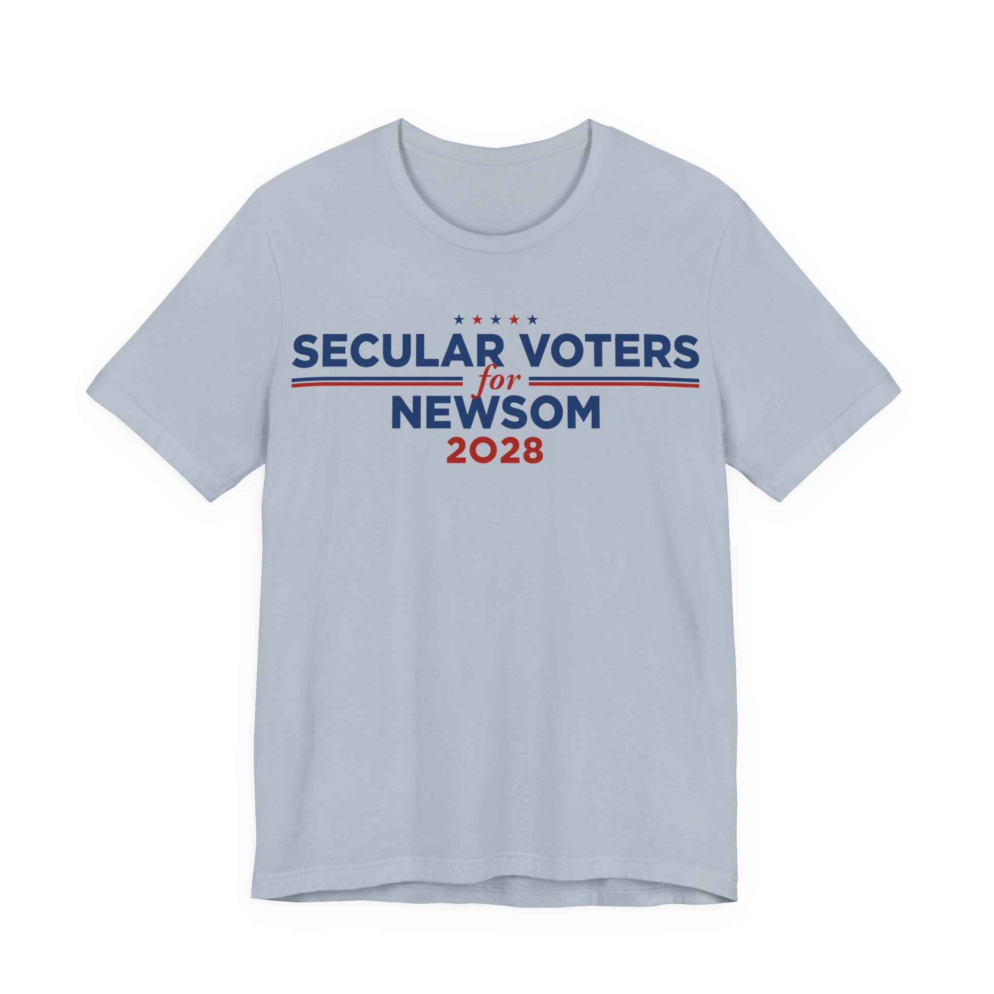 Secular Voters for Gavin Newsom for President Campaign T-Shirt 2028