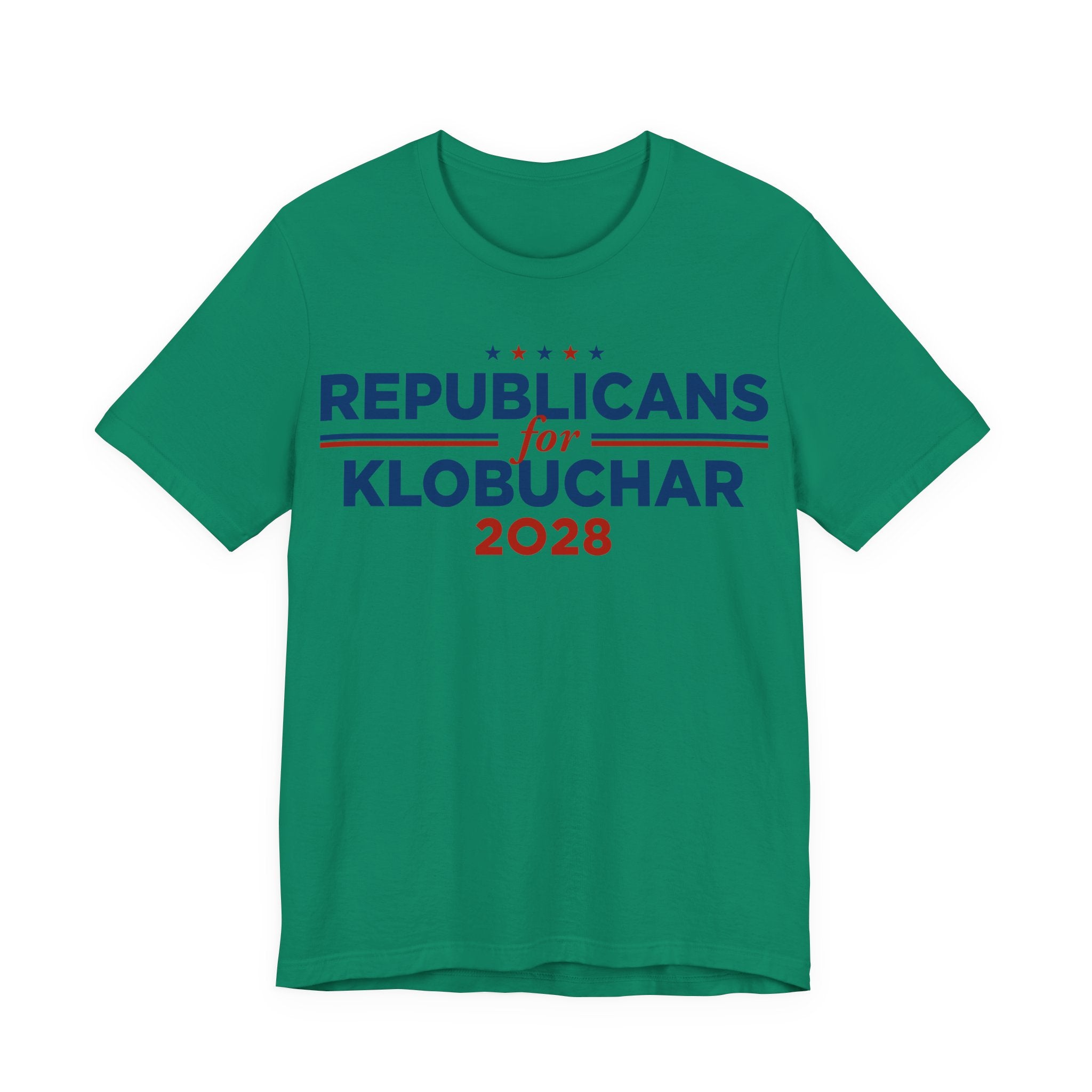Republicans for Amy Klobuchar Campaign T-Shirt for President 2028