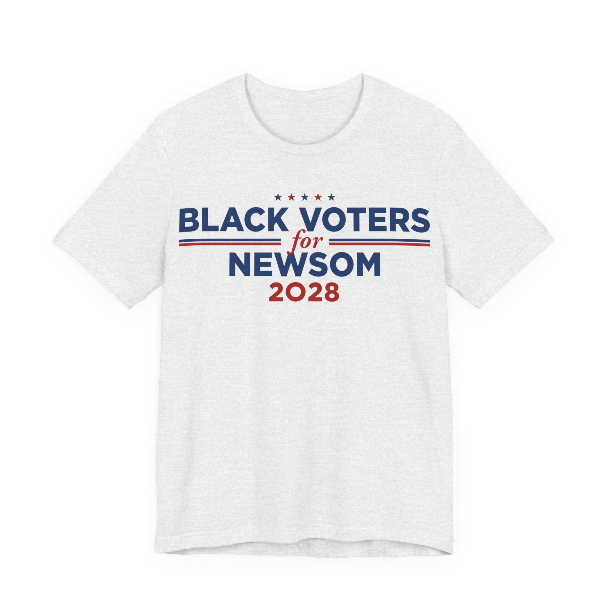 Black Voters for Gavin Newsom Campaign T-Shirt for President 2028