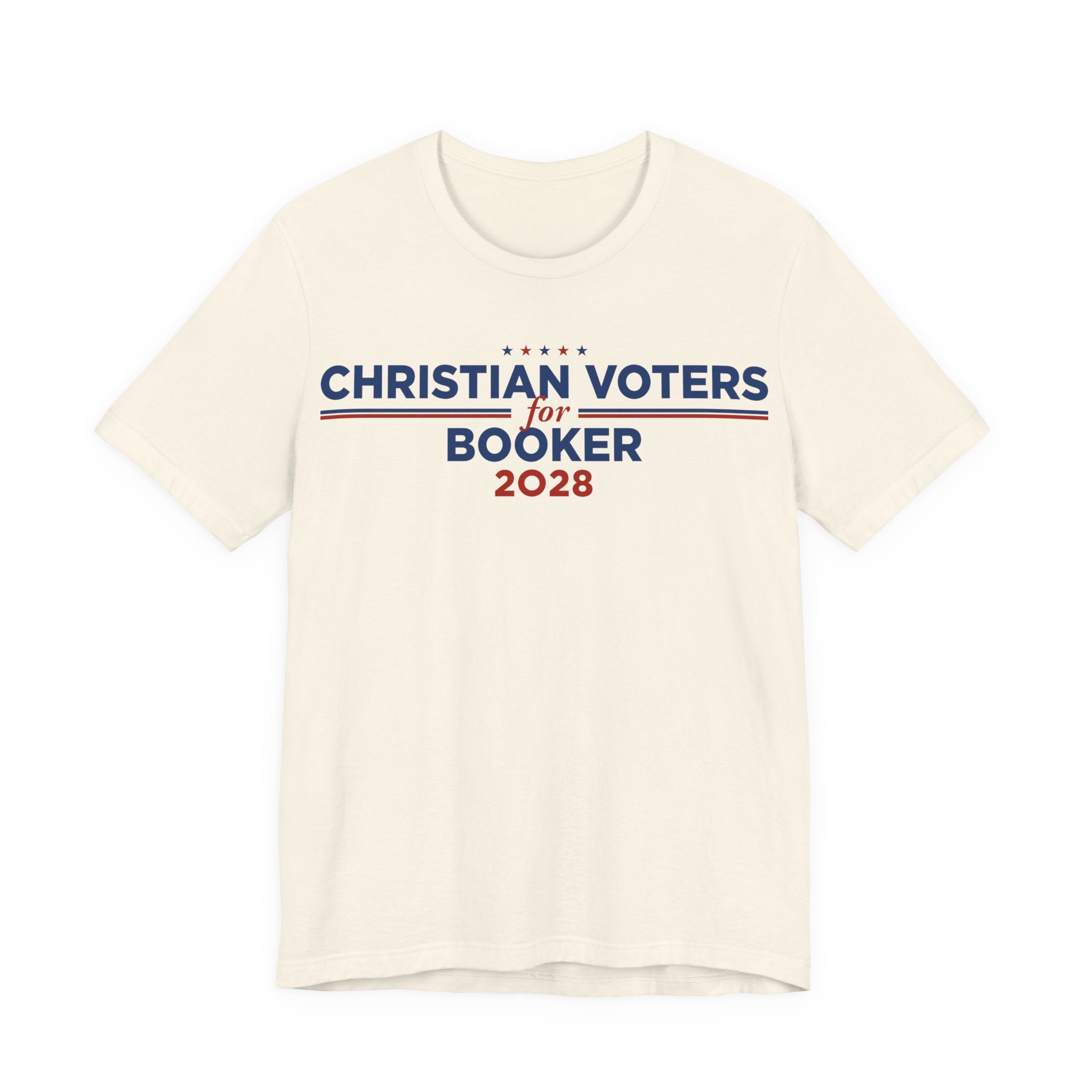Christian Voters for Cory Booker for President Campaign T-Shirt 2028