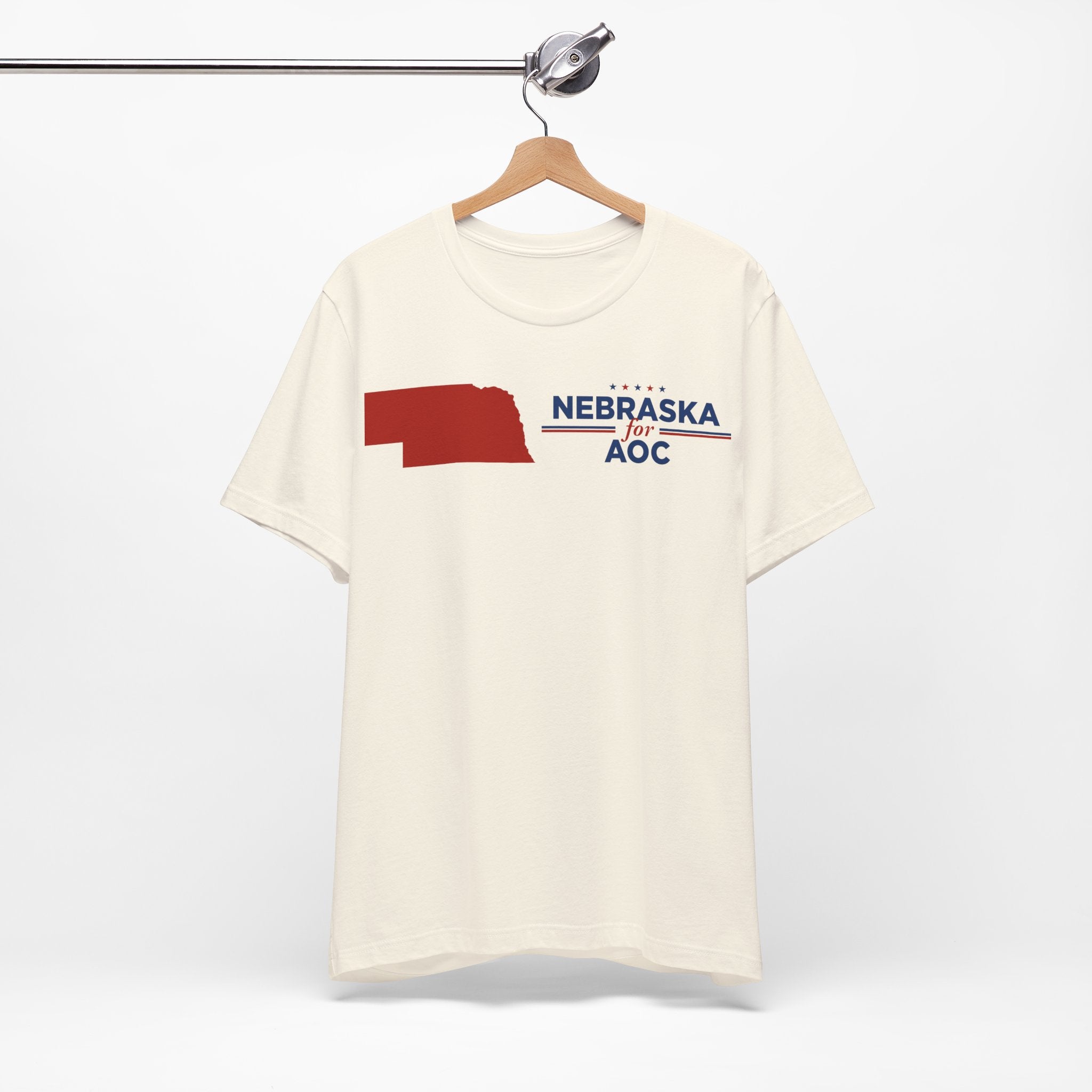 Nebraska for AOC for President Campaign T-Shirt 2028