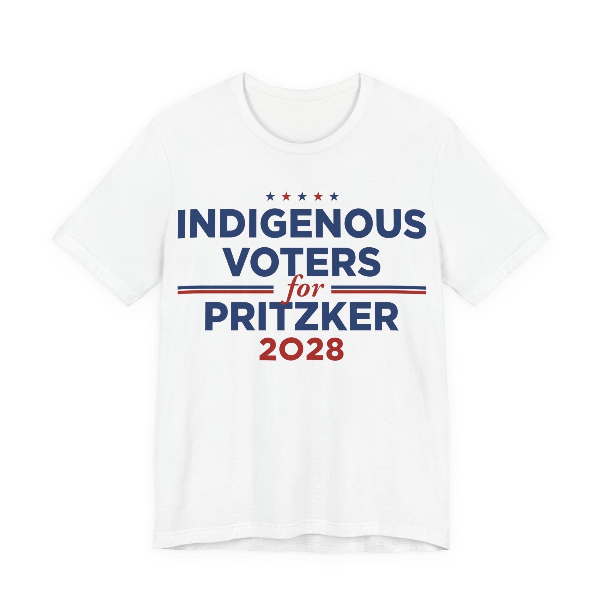 Indigenous Voters / Native Americans for J.B. Pritzker for President Campaign T-Shirt 2028