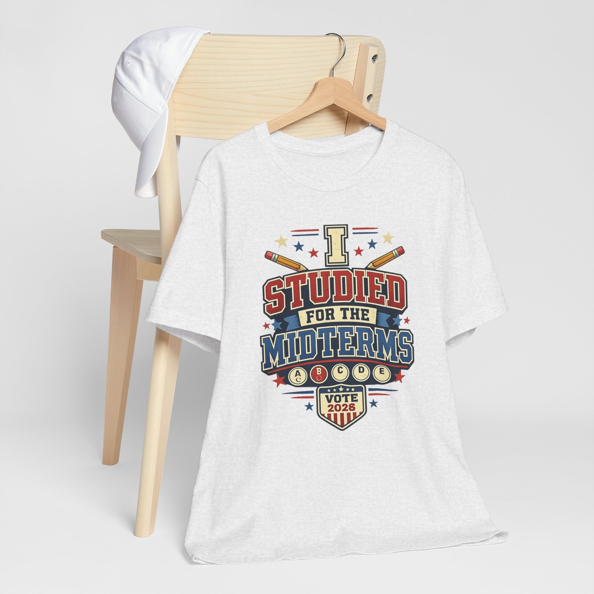I Studied for the Midterms 2026 T-Shirt – Funny Voting Shirt, Retro Political Tee, Election Day Apparel