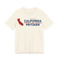 California for J.B. Pritzker for President Campaign T-Shirt 2028