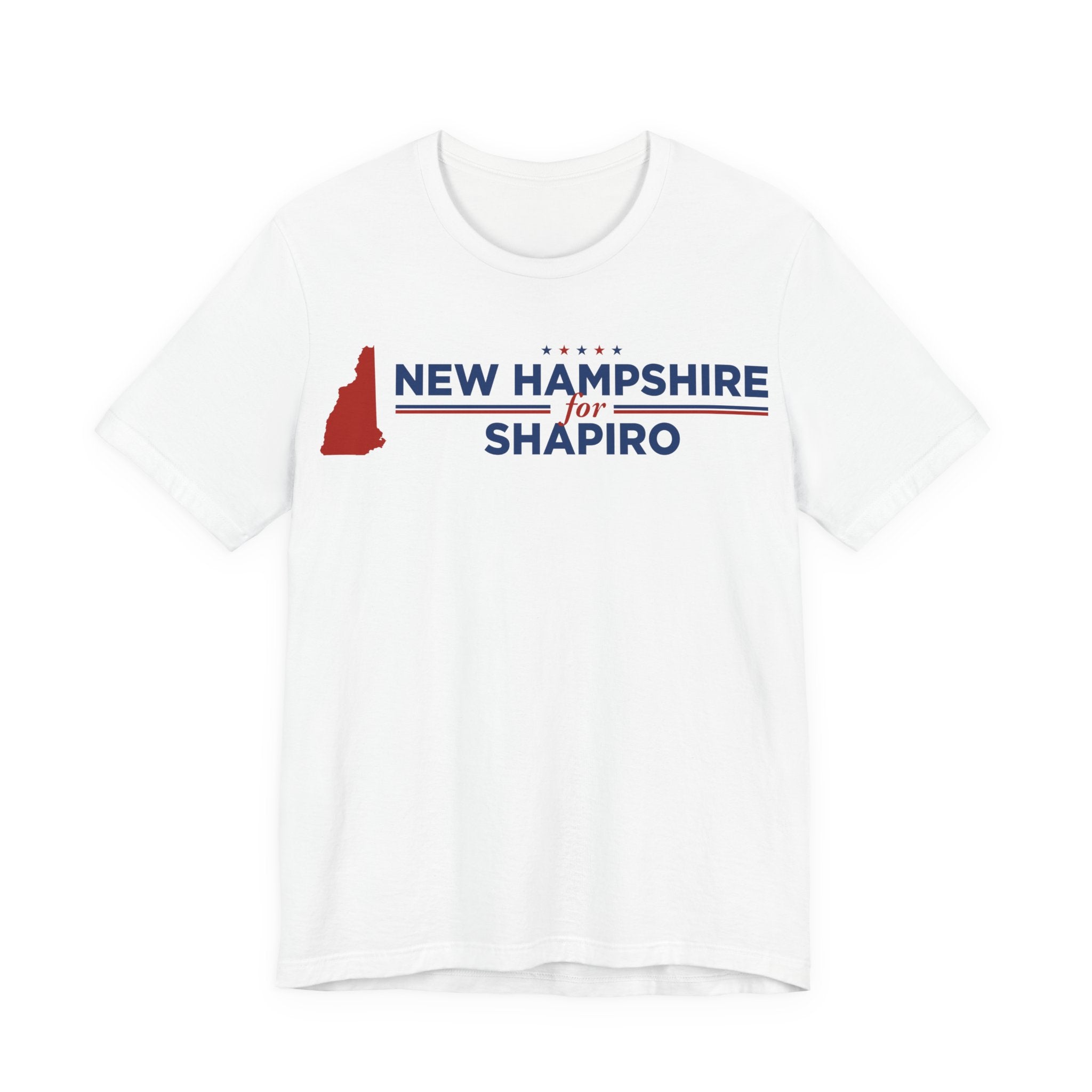 New Hampshire for Josh Shapiro for President Campaign T-Shirt 2028