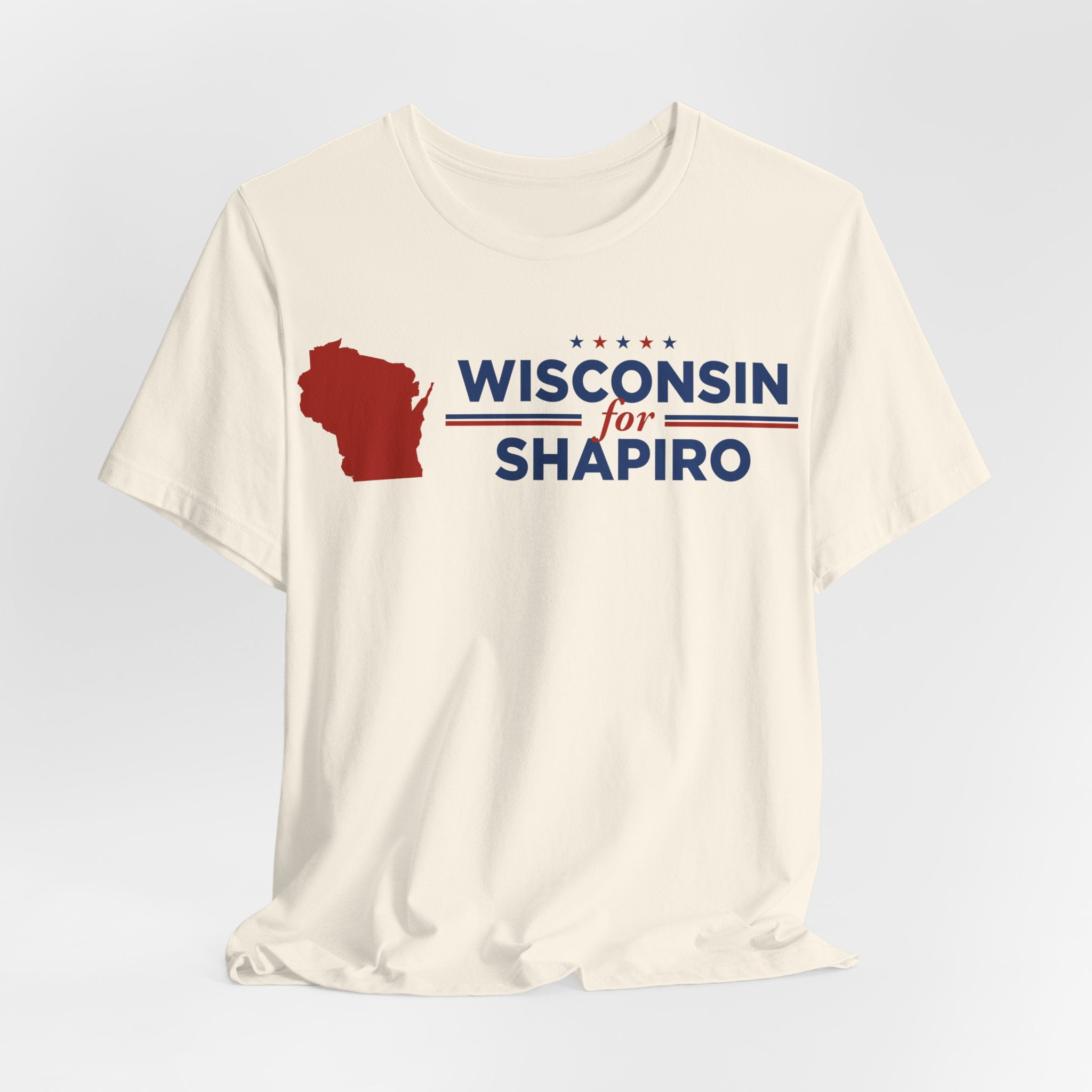 Wisconsin for Josh Shapiro for President Campaign T-Shirt 2028