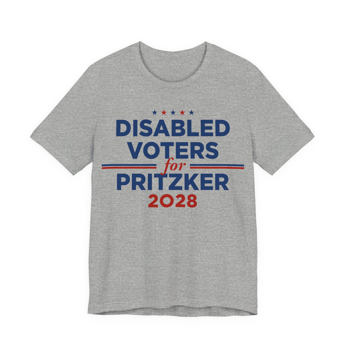 Disabled Voters for J.B. Pritzker for President Campaign T-Shirt 2028