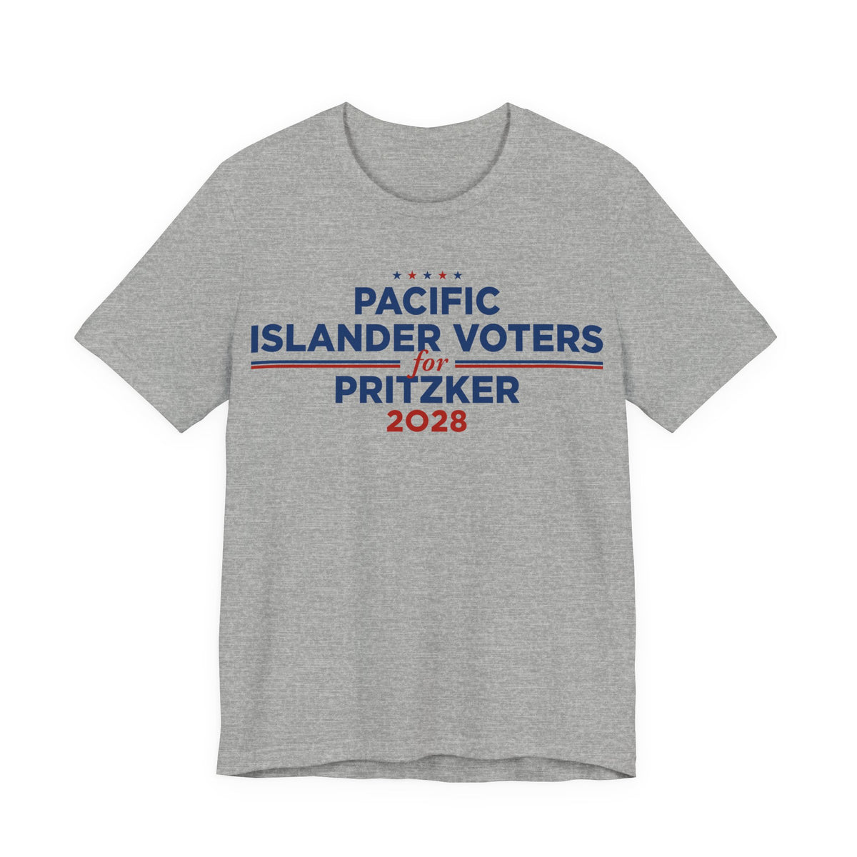 Pacific Islander Voters for J.B. Pritzker for President Campaign T-Shirt 2028