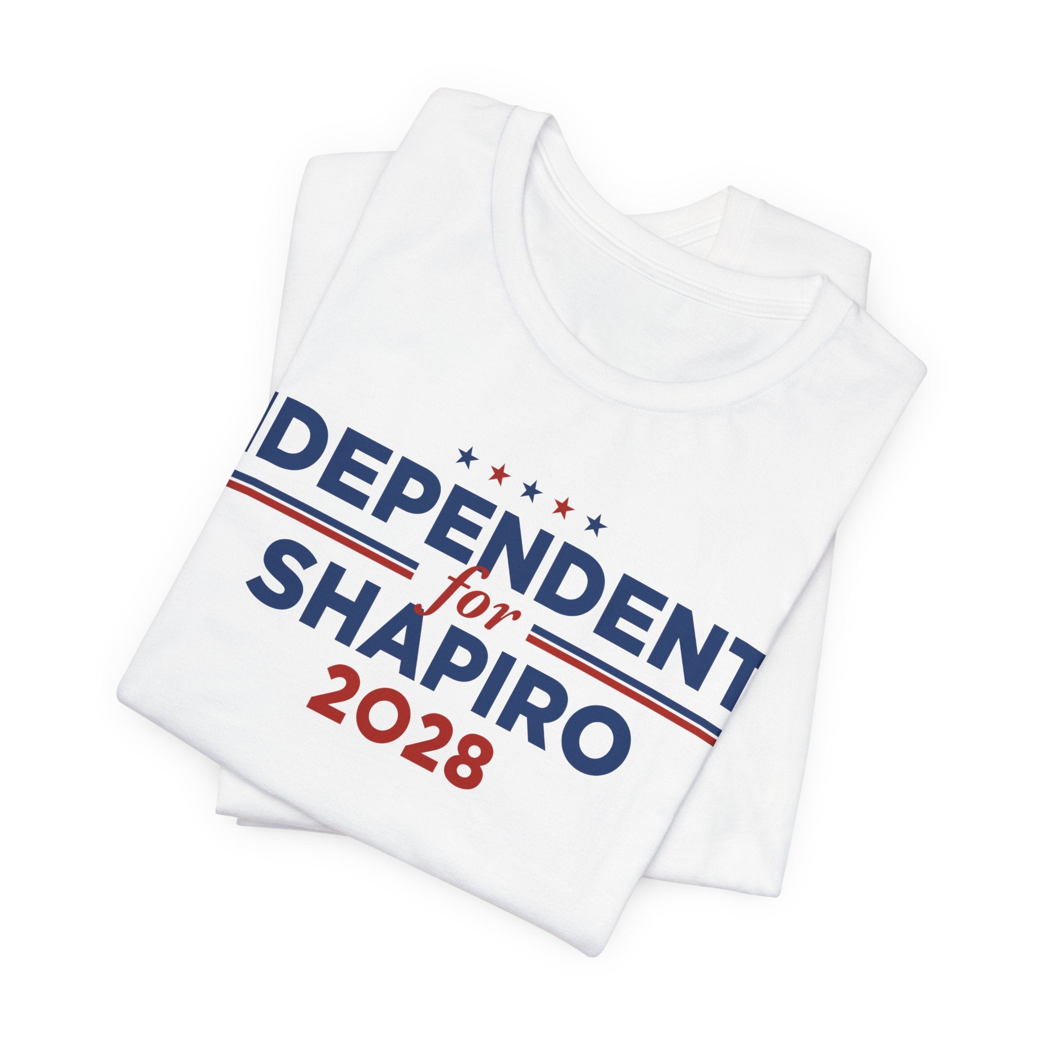 Independents for Josh Shapiro for President Campaign T-Shirt 2028