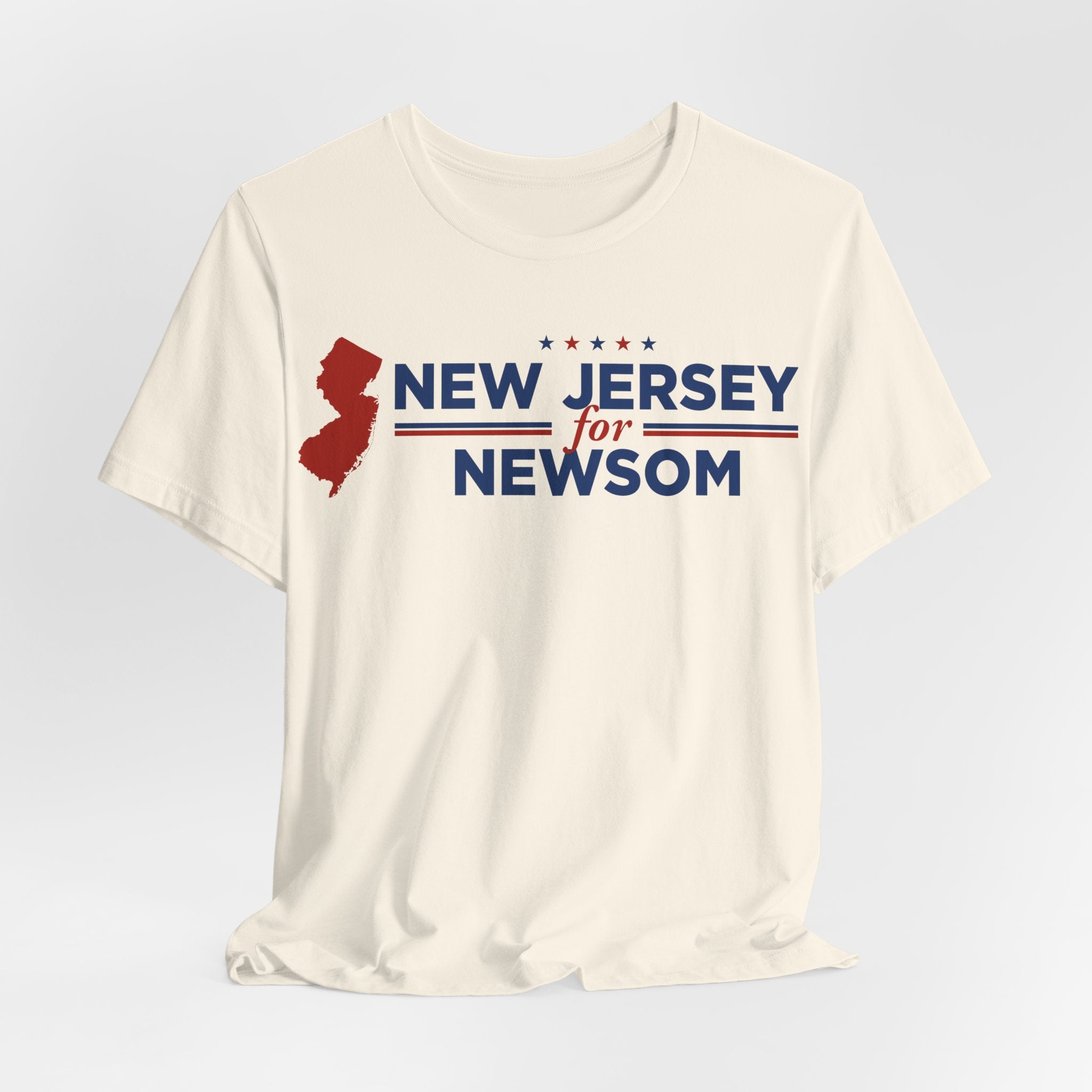 New Jersey for Gavin Newsom for President Campaign T-Shirt 2028