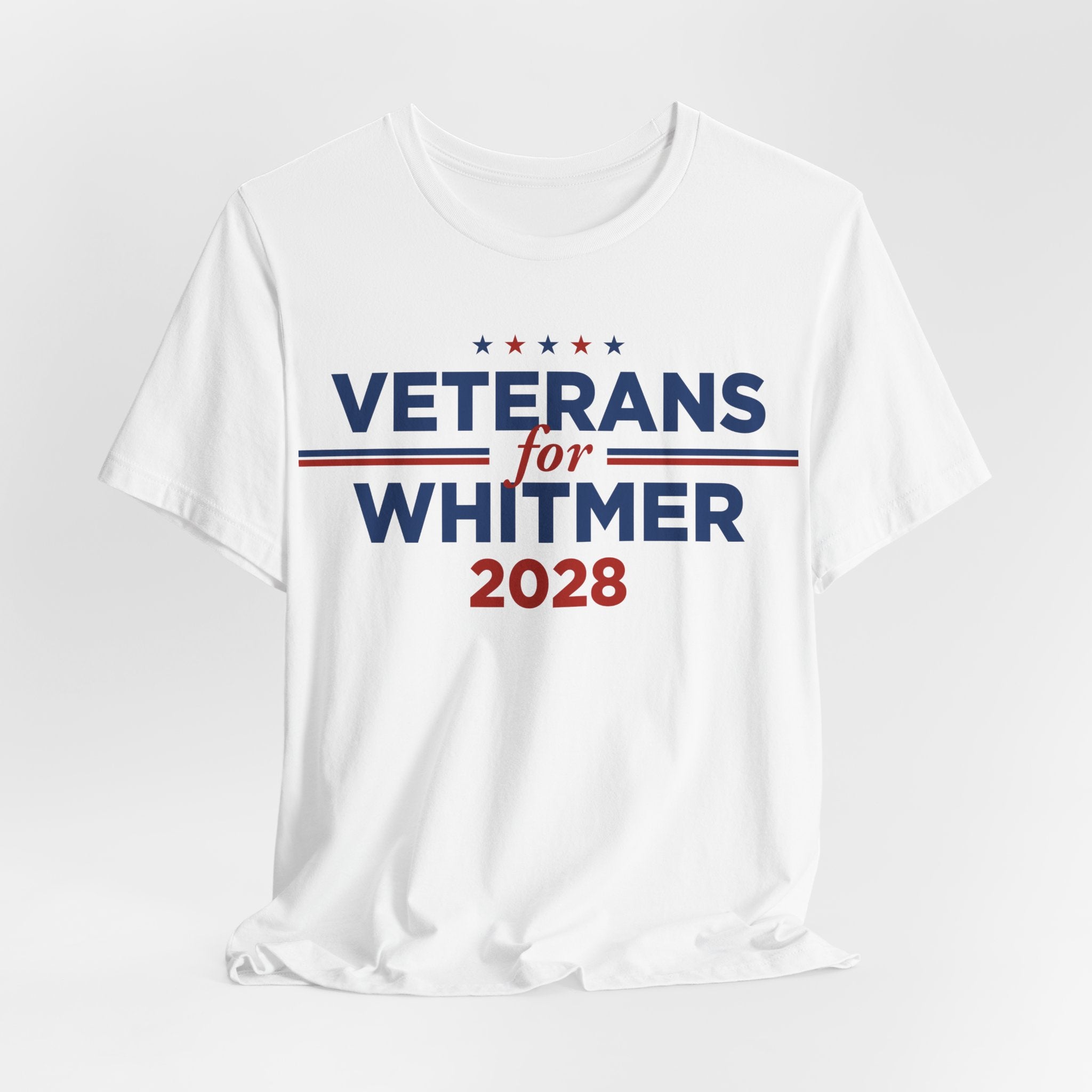 Veterans for Gretchen Whitmer for President Campaign T-Shirt 2028