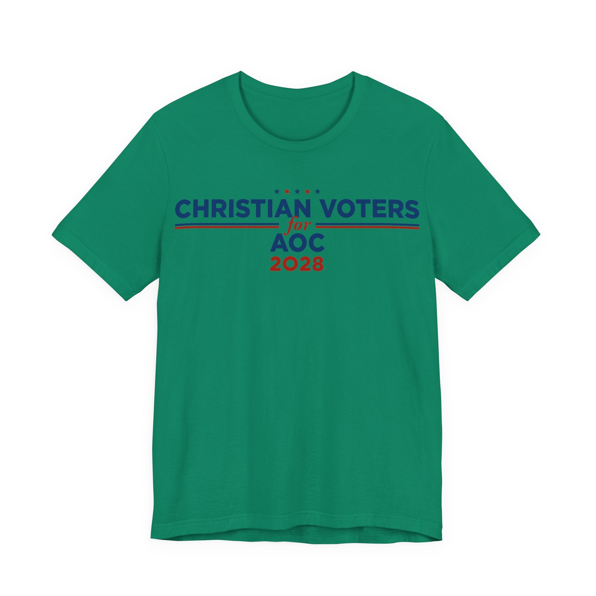 Christian Voters for AOC for President Campaign T-Shirt 2028