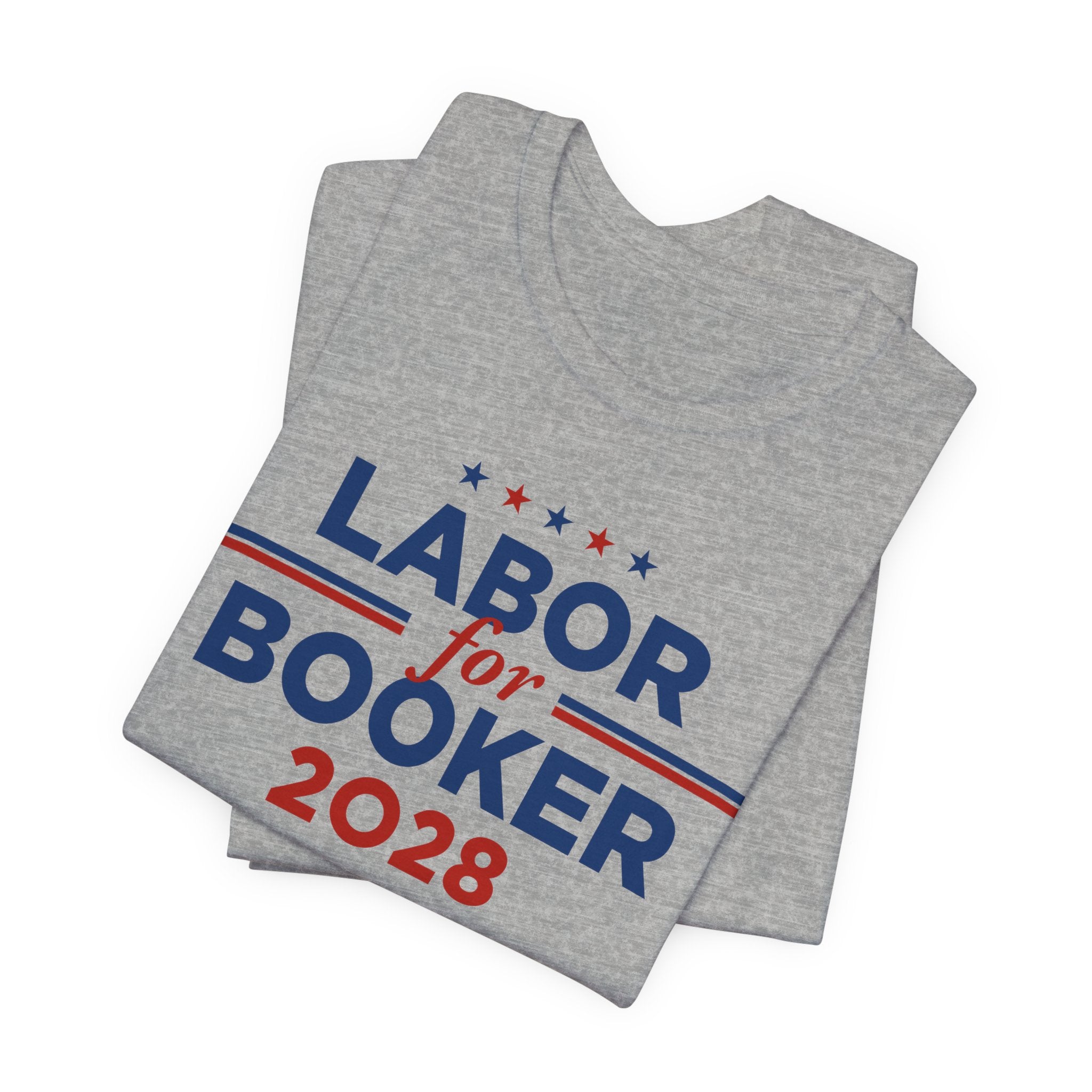 Labor for Cory Booker for President Campaign T-Shirt 2028
