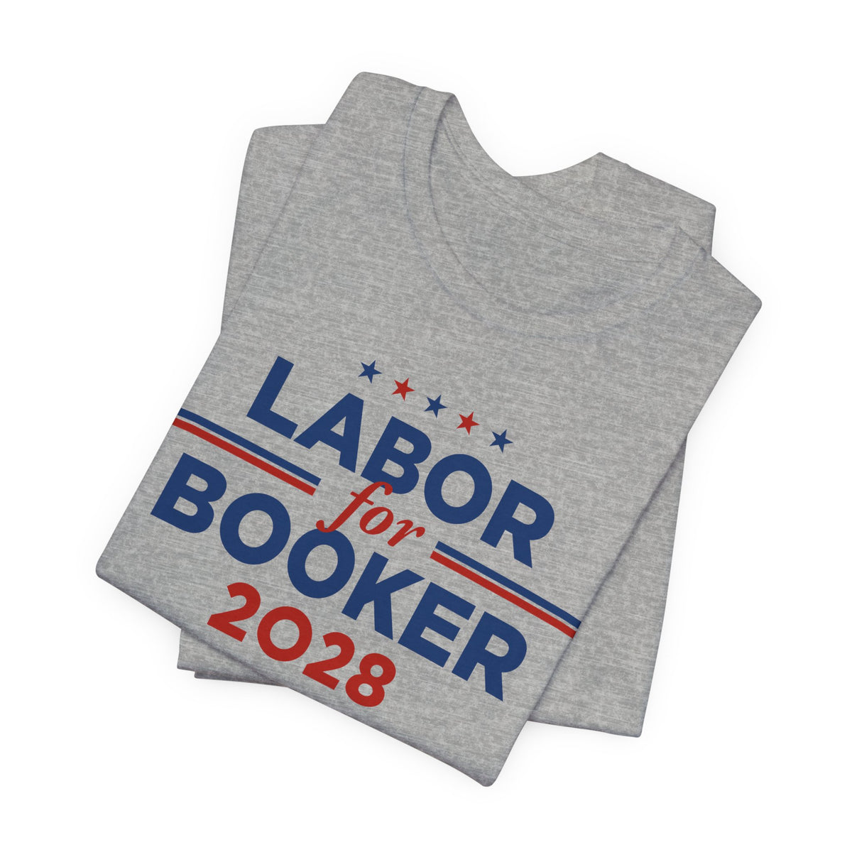 Labor for Cory Booker for President Campaign T-Shirt 2028