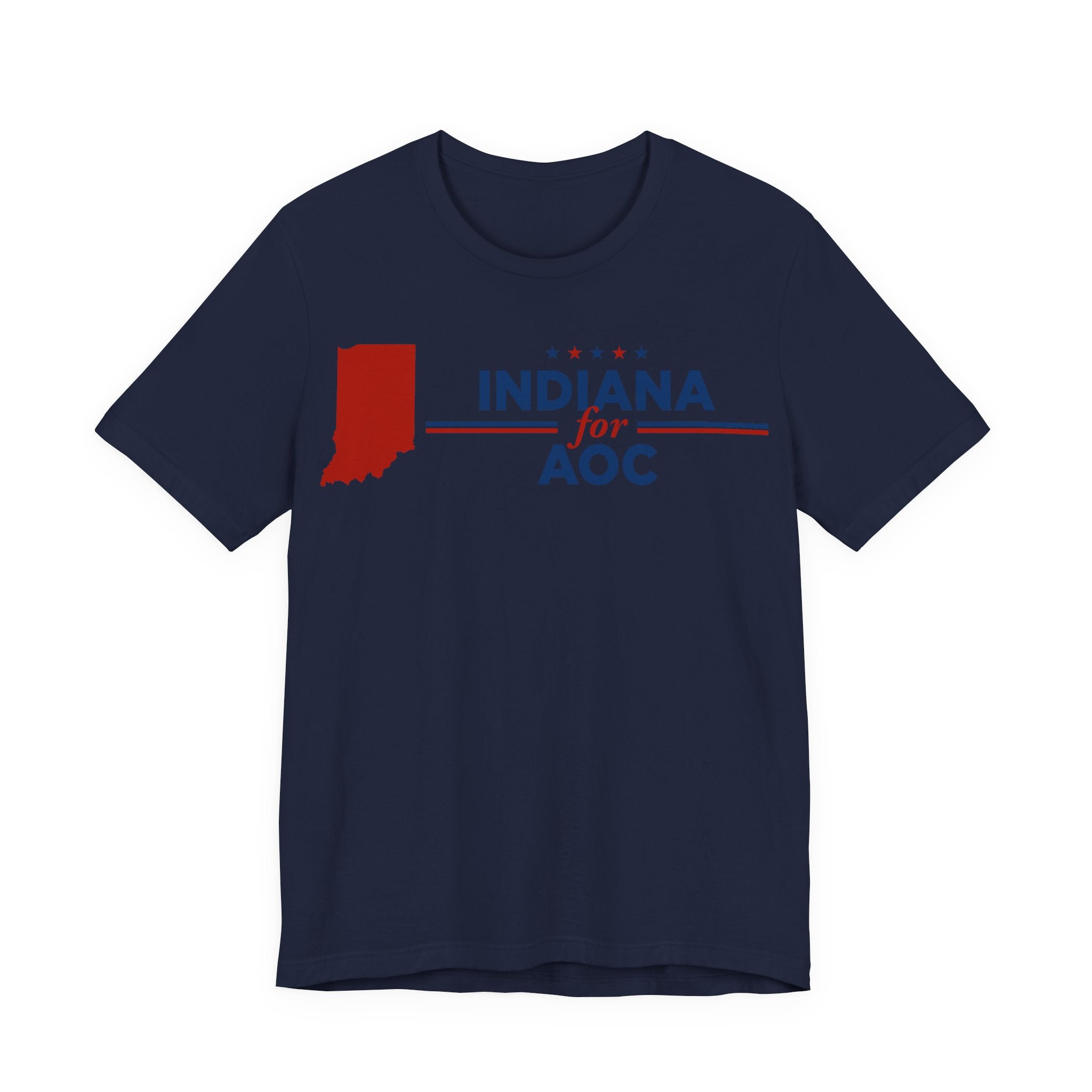 Indiana for AOC for President Campaign T-Shirt 2028