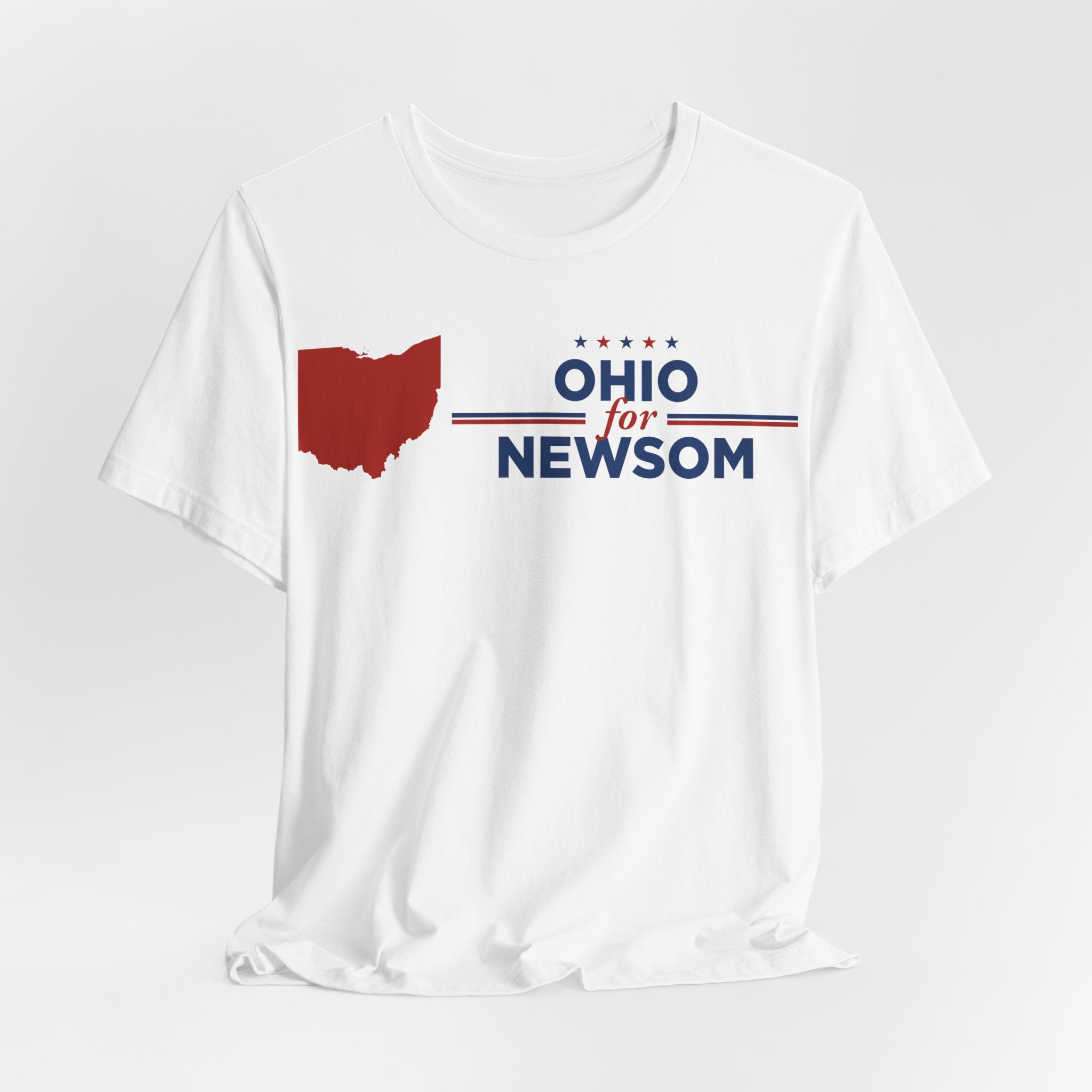 Ohio for Gavin Newsom for President Campaign T-Shirt 2028