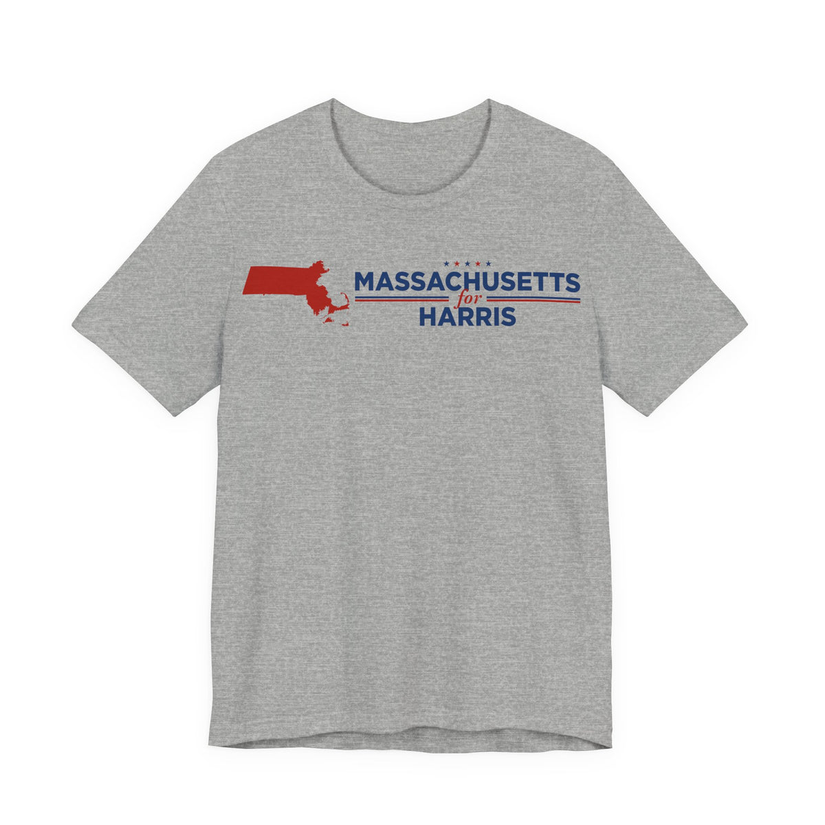 Massachusetts for Kamala Harris for President Campaign T-Shirt 2028