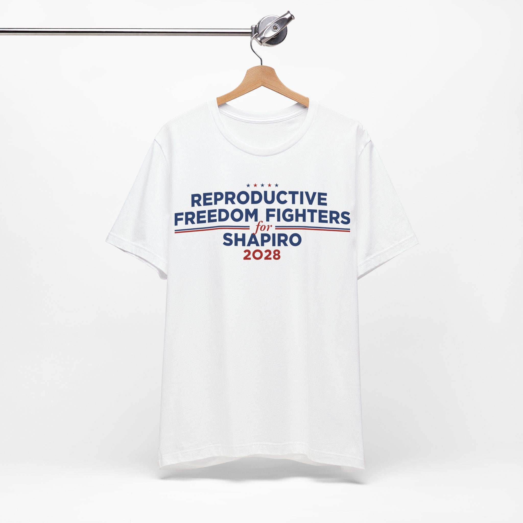 Reproductive Freedom Fighters for Josh Shapiro for President Campaign T-Shirt 2028