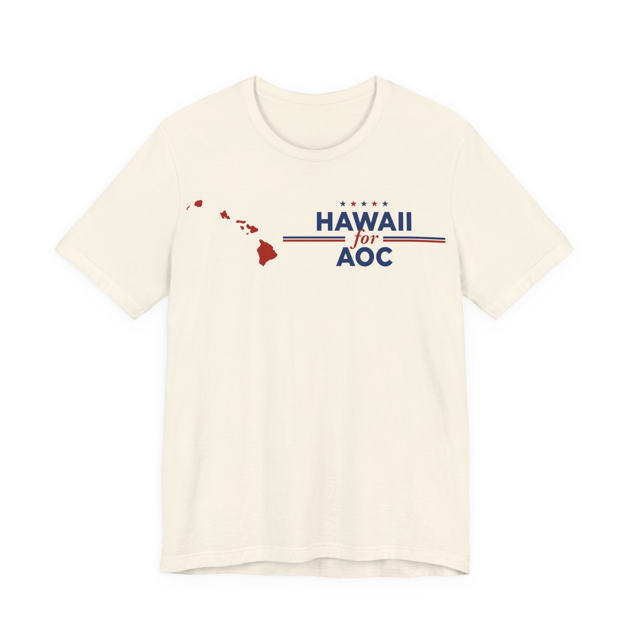 Hawaii for AOC for President Campaign T-Shirt 2028