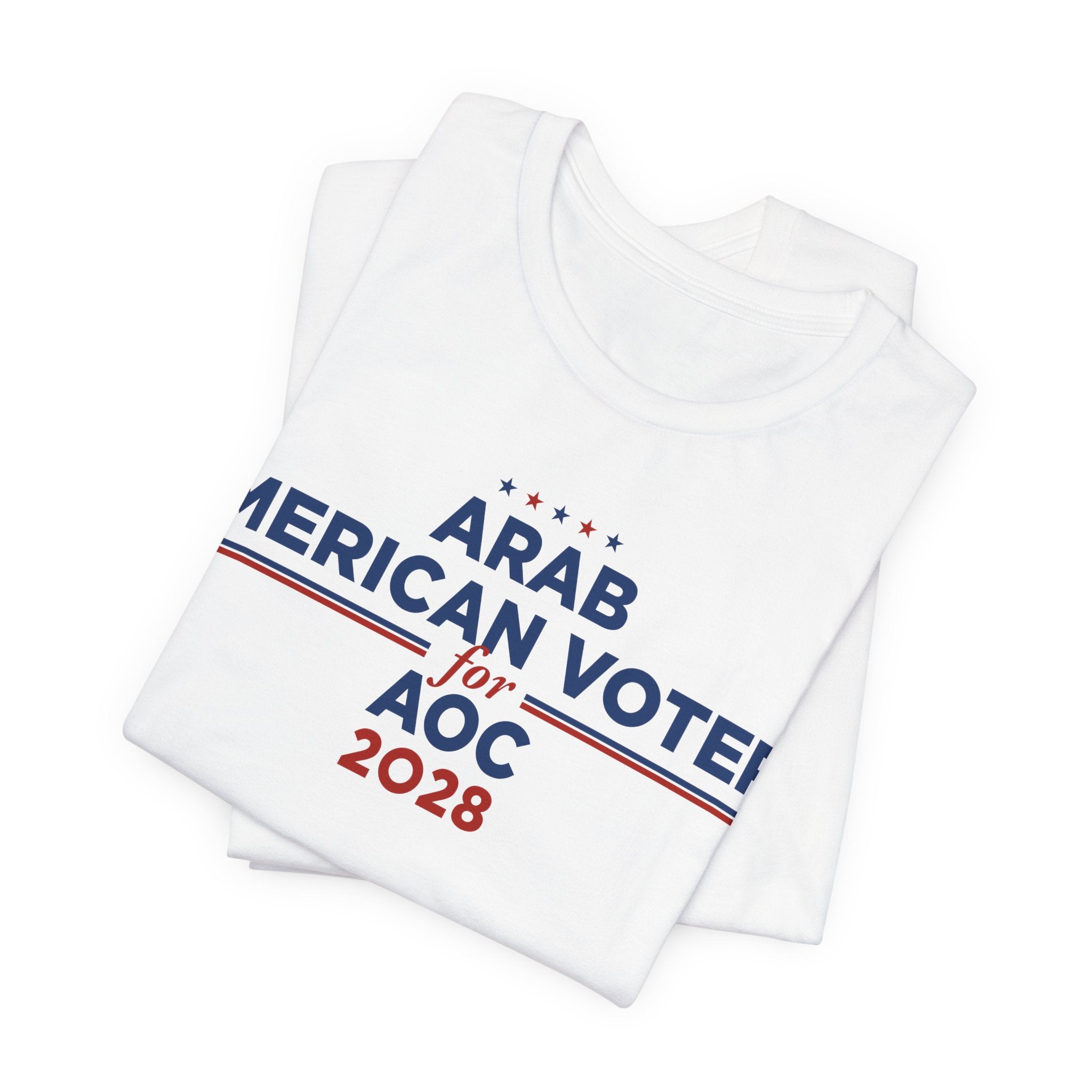 Arab American Voters for AOC for President Campaign T-Shirt 2028
