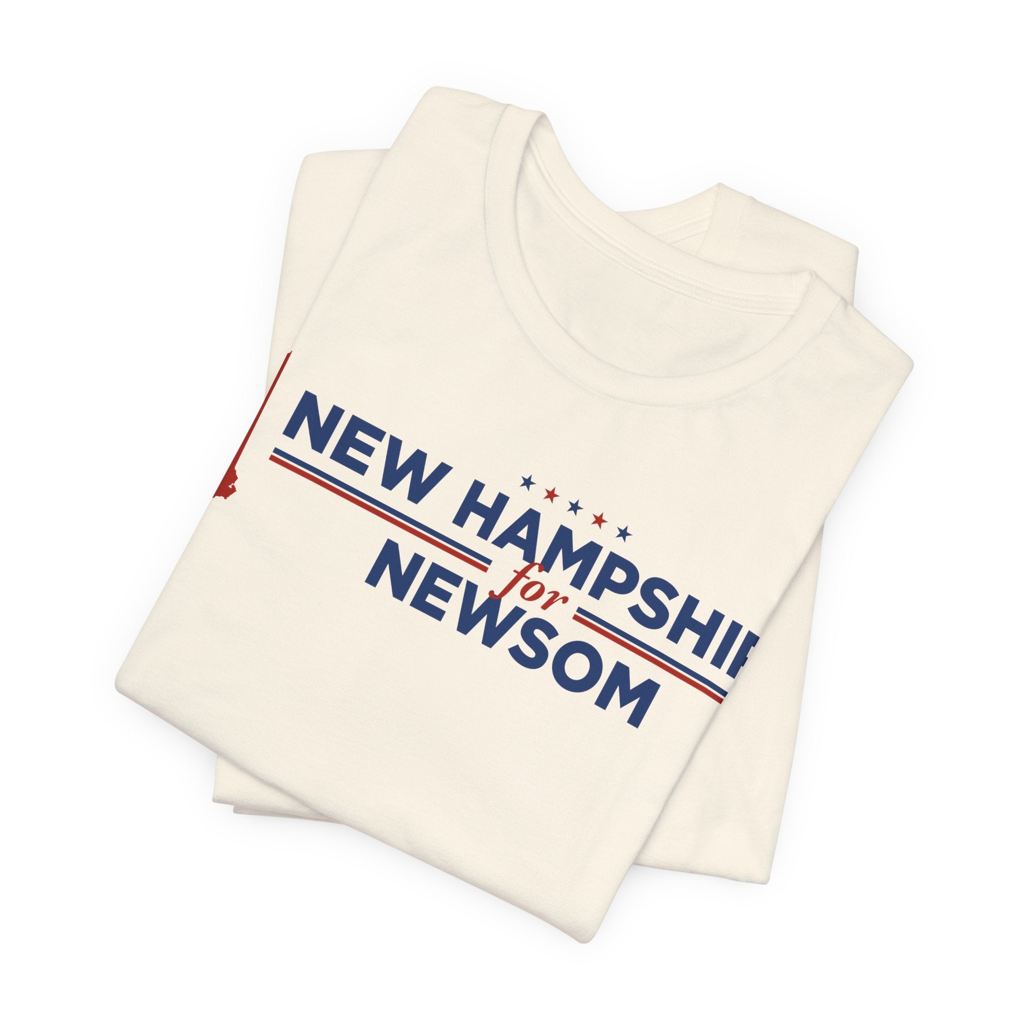 New Hampshire for Gavin Newsom for President Campaign T-Shirt 2028