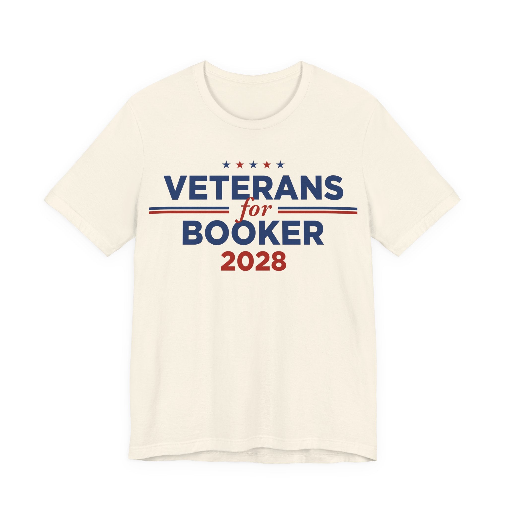 Veterans for Cory Booker for President Campaign T-Shirt 2028