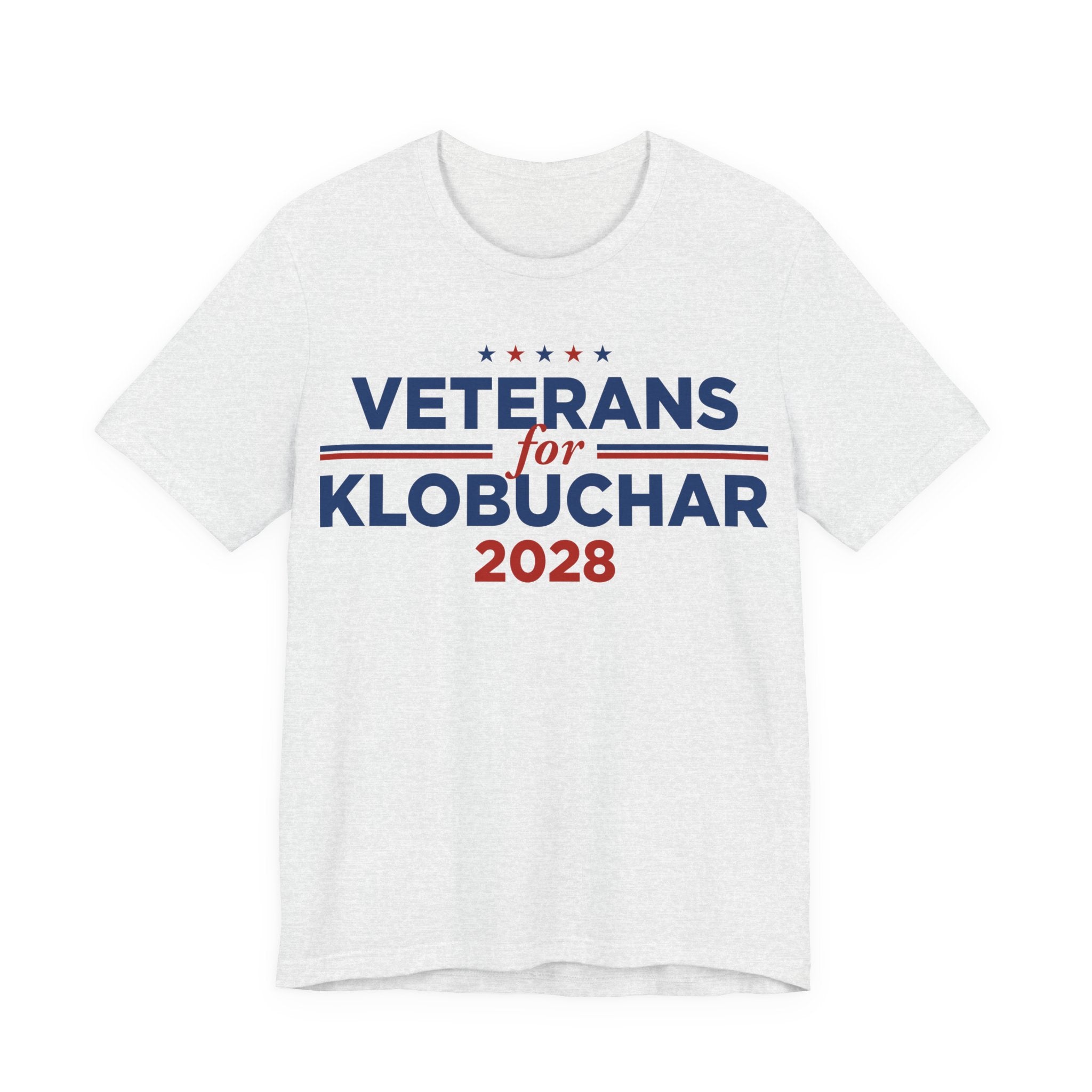 Veterans for Amy Klobuchar for President Campaign T-Shirt 2028