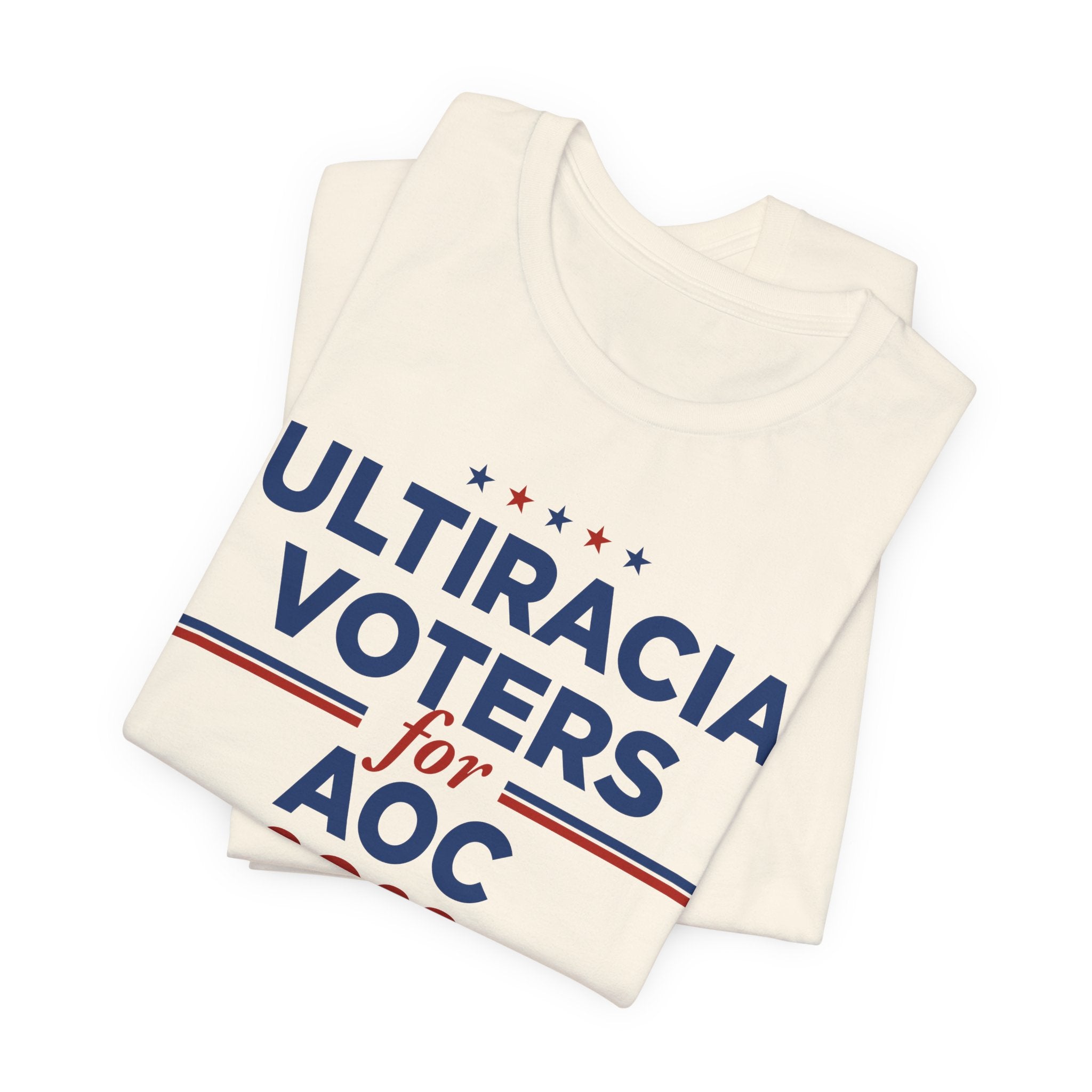 Multiracial Voters for AOC for President Campaign T-Shirt 2028