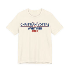 Christian Voters for Gretchen Whitmer for President Campaign T-Shirt 2028