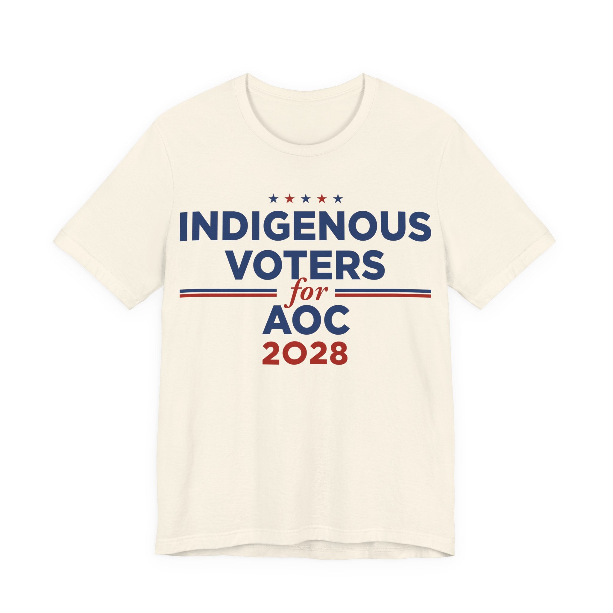 Indigenous Voters / Native Americans for AOC for President Campaign T-Shirt 2028