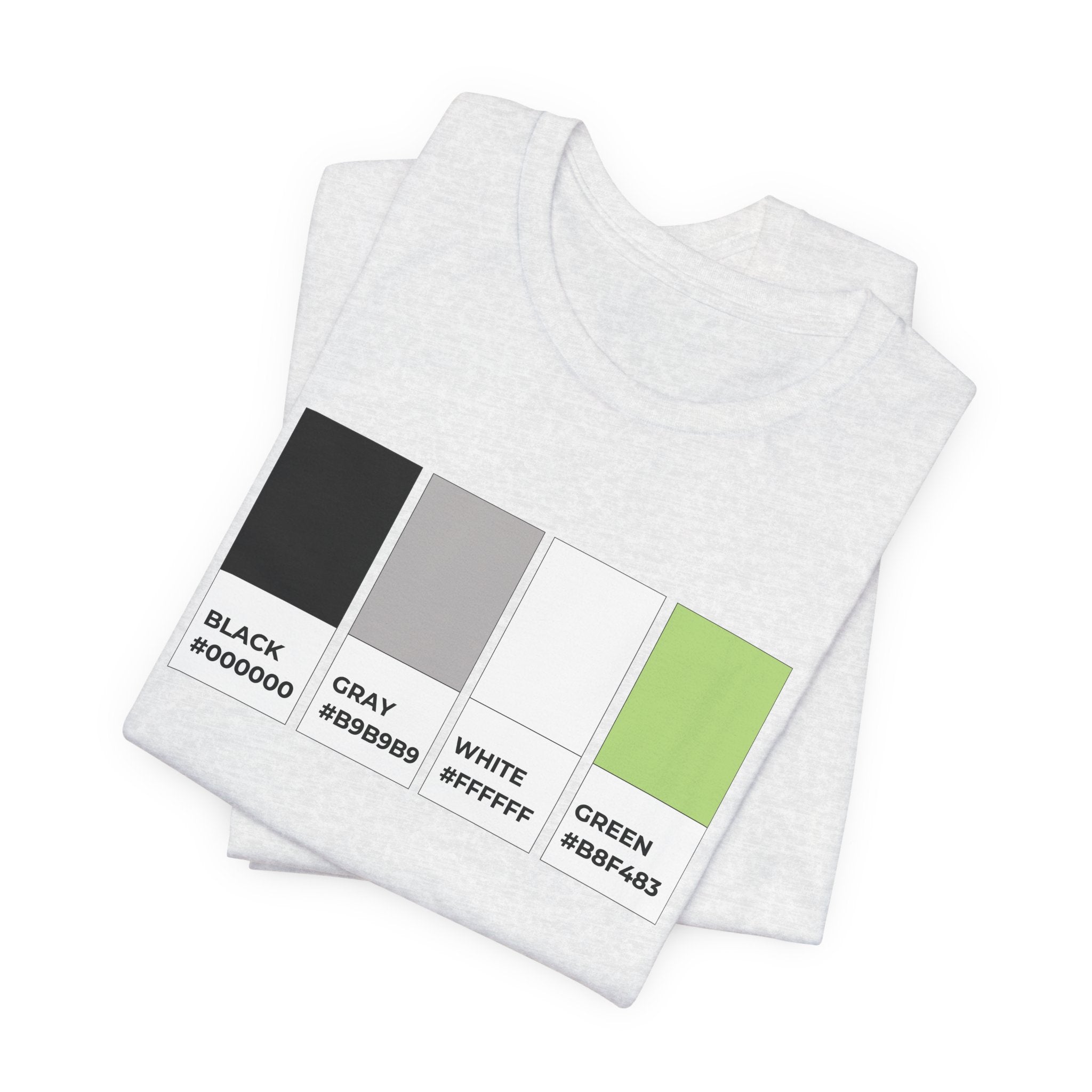 Funny Agender Pride Flag Pantone Colors Unisex Jersey Short Sleeve T-Shirt