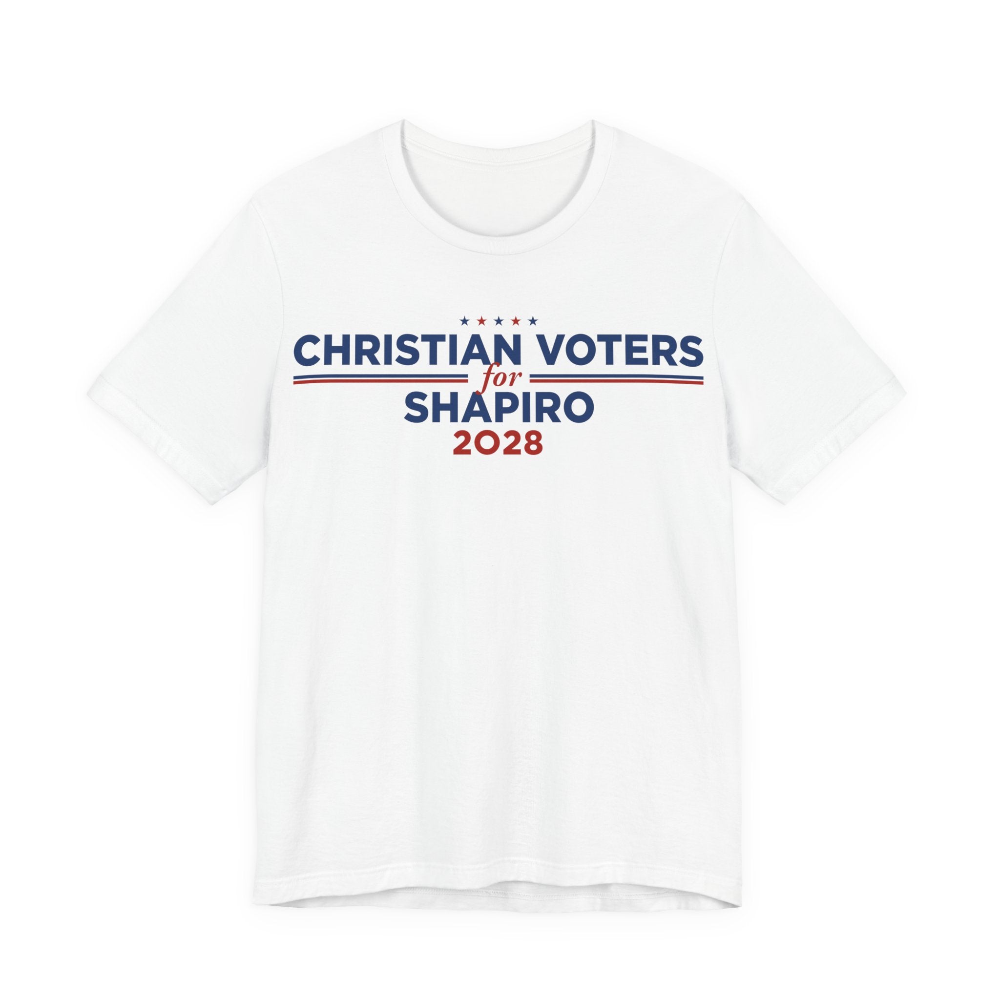 Christian Voters for Josh Shapiro for President Campaign T-Shirt 2028