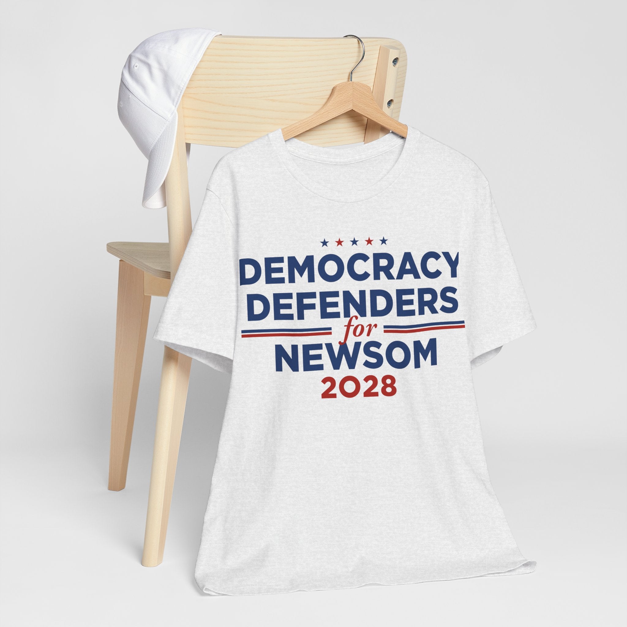 Democracy Defenders for Gavin Newsom for President Campaign T-Shirt 2028