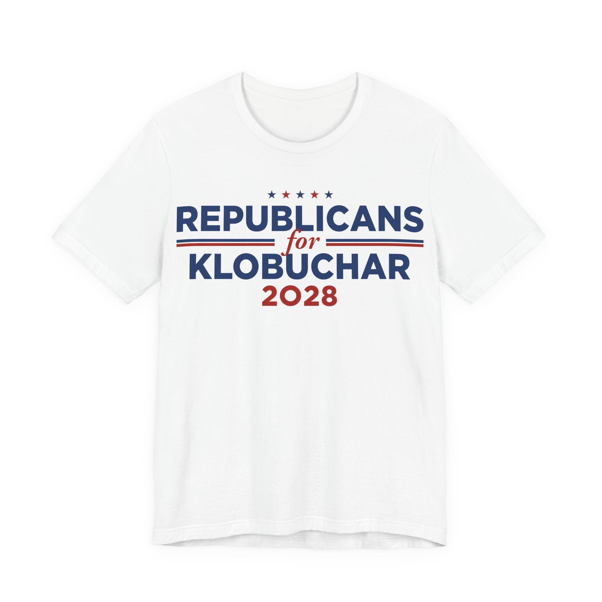 Republicans for Amy Klobuchar Campaign T-Shirt for President 2028