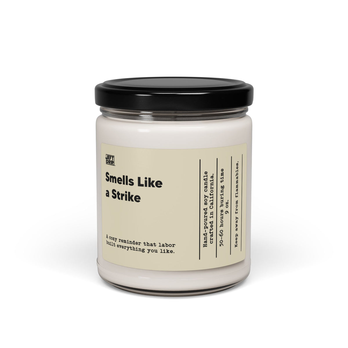 Smells Like a Strike – Hand-Poured Soy Candle (9 oz)