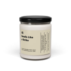 Smells Like a Strike – Hand-Poured Soy Candle (9 oz)