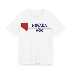 Nevada for AOC for President Campaign T-Shirt 2028