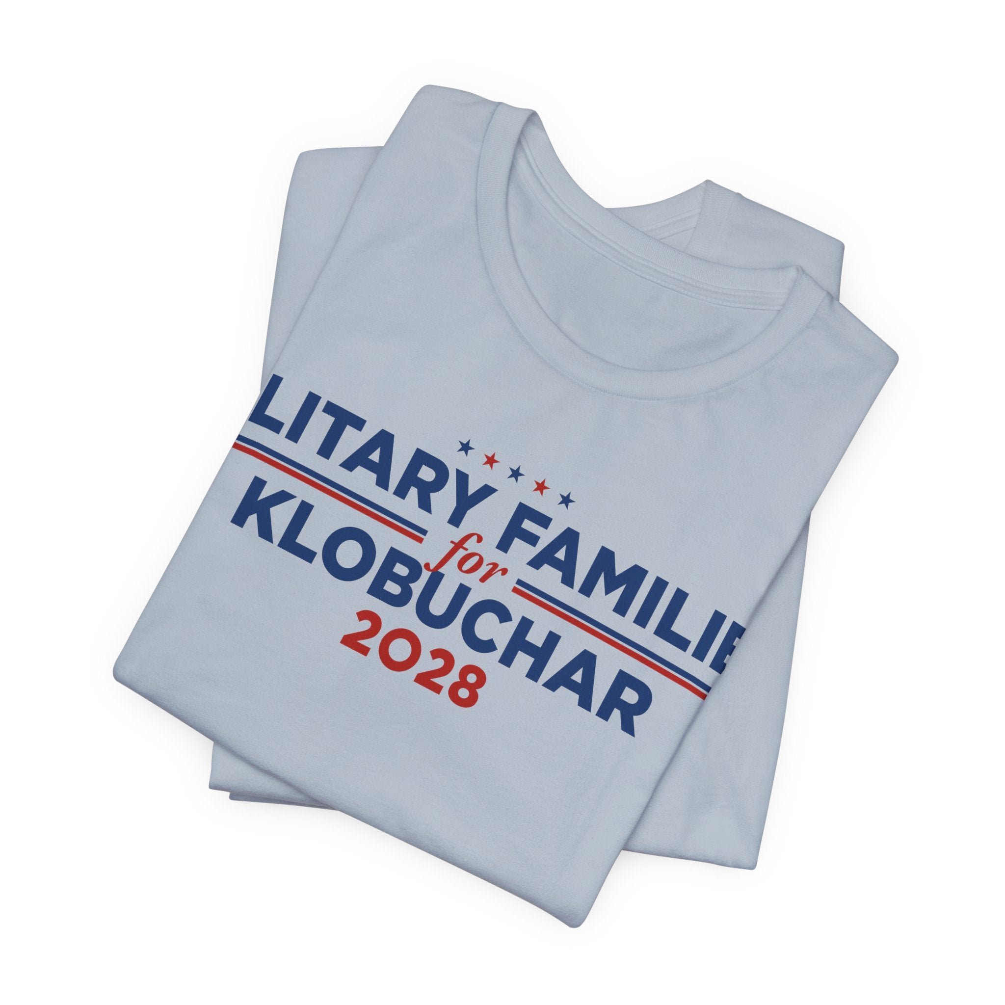 Military Families for Amy Klobuchar for President Campaign T-Shirt 2028