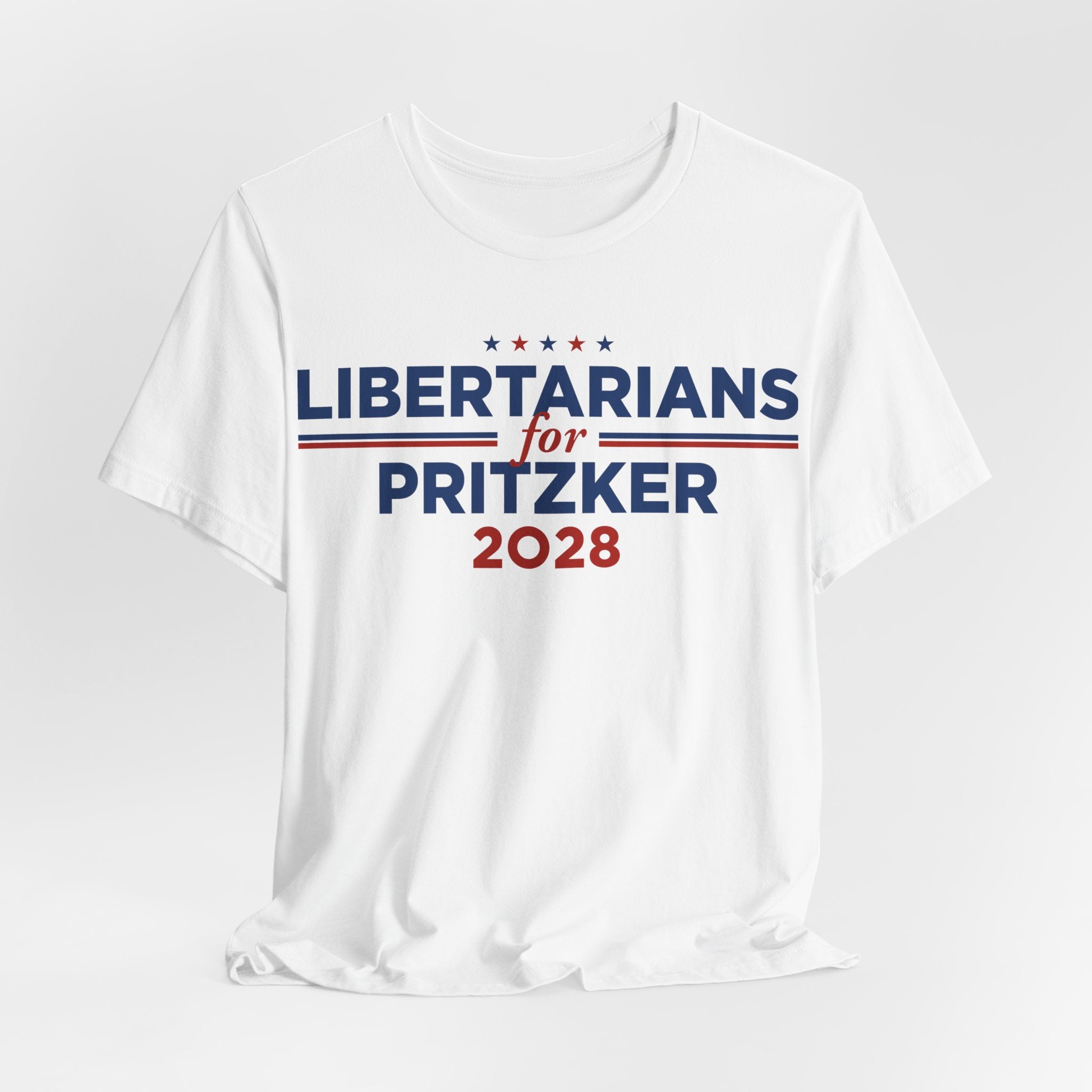 Libertarians for J.B. Pritzker for President Campaign T-Shirt 2028