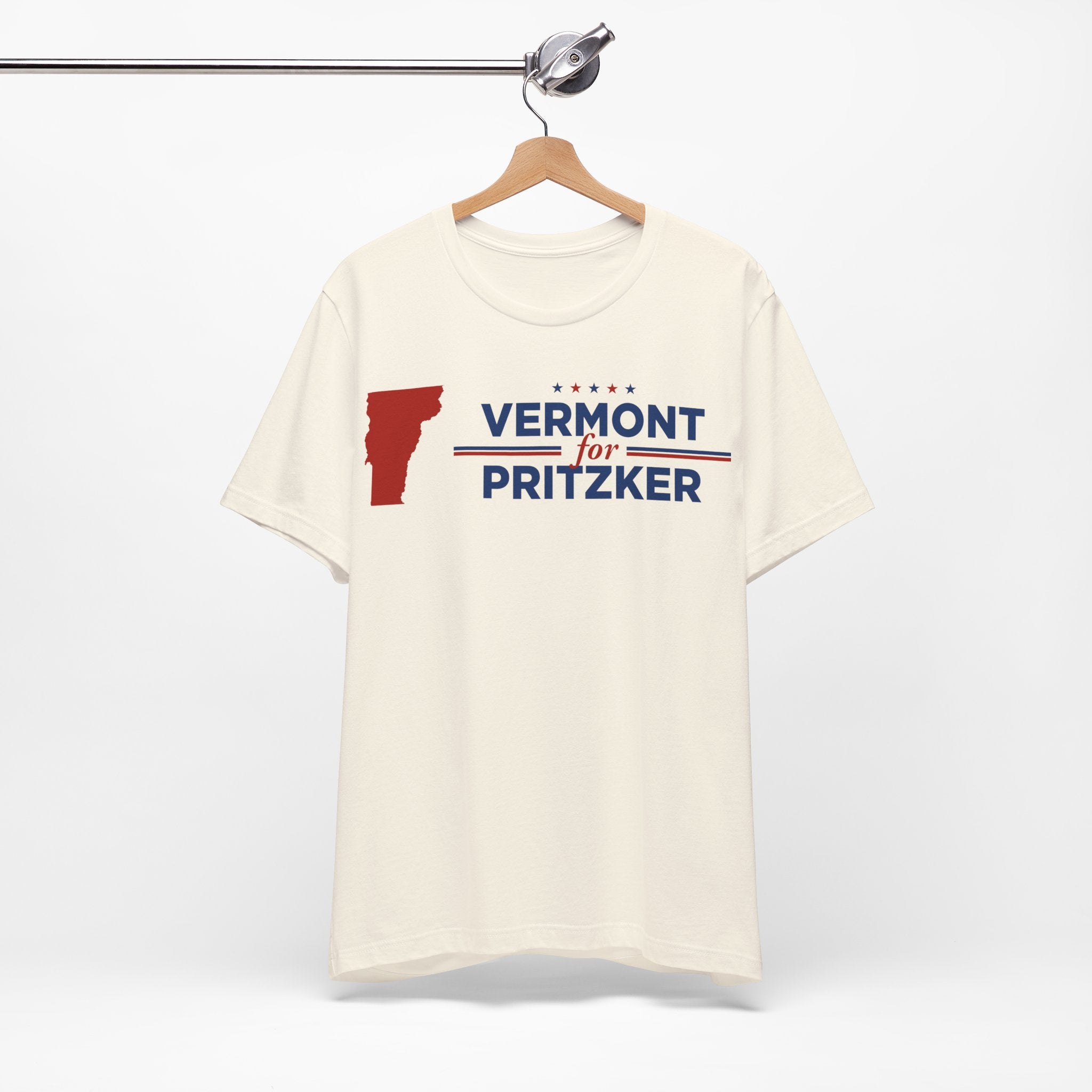 Vermont for J.B. Pritzker for President Campaign T-Shirt 2028