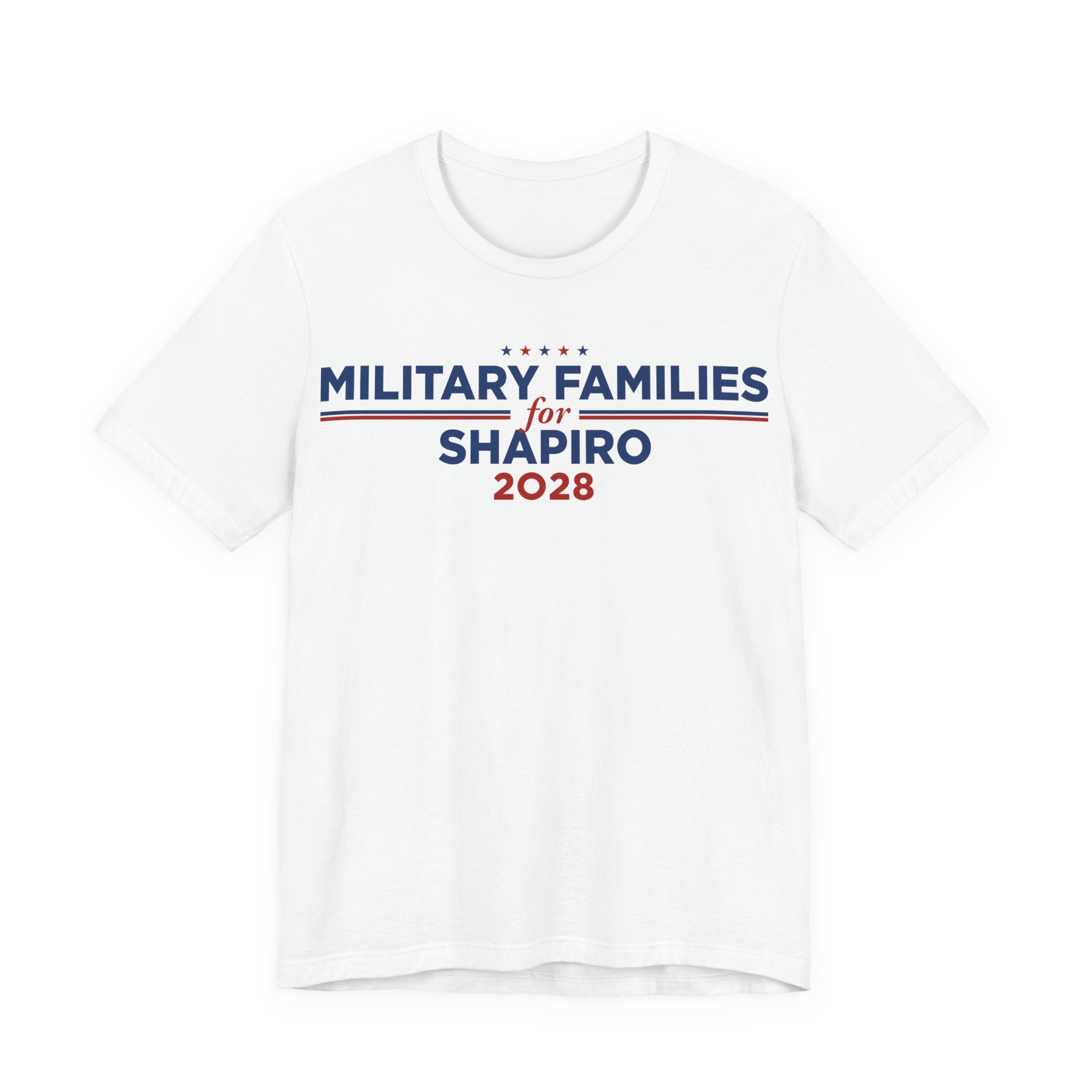 Military Families for Josh Shapiro for President Campaign T-Shirt 2028