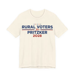 Rural Voters for J.B. Pritzker for President Campaign T-Shirt 2028