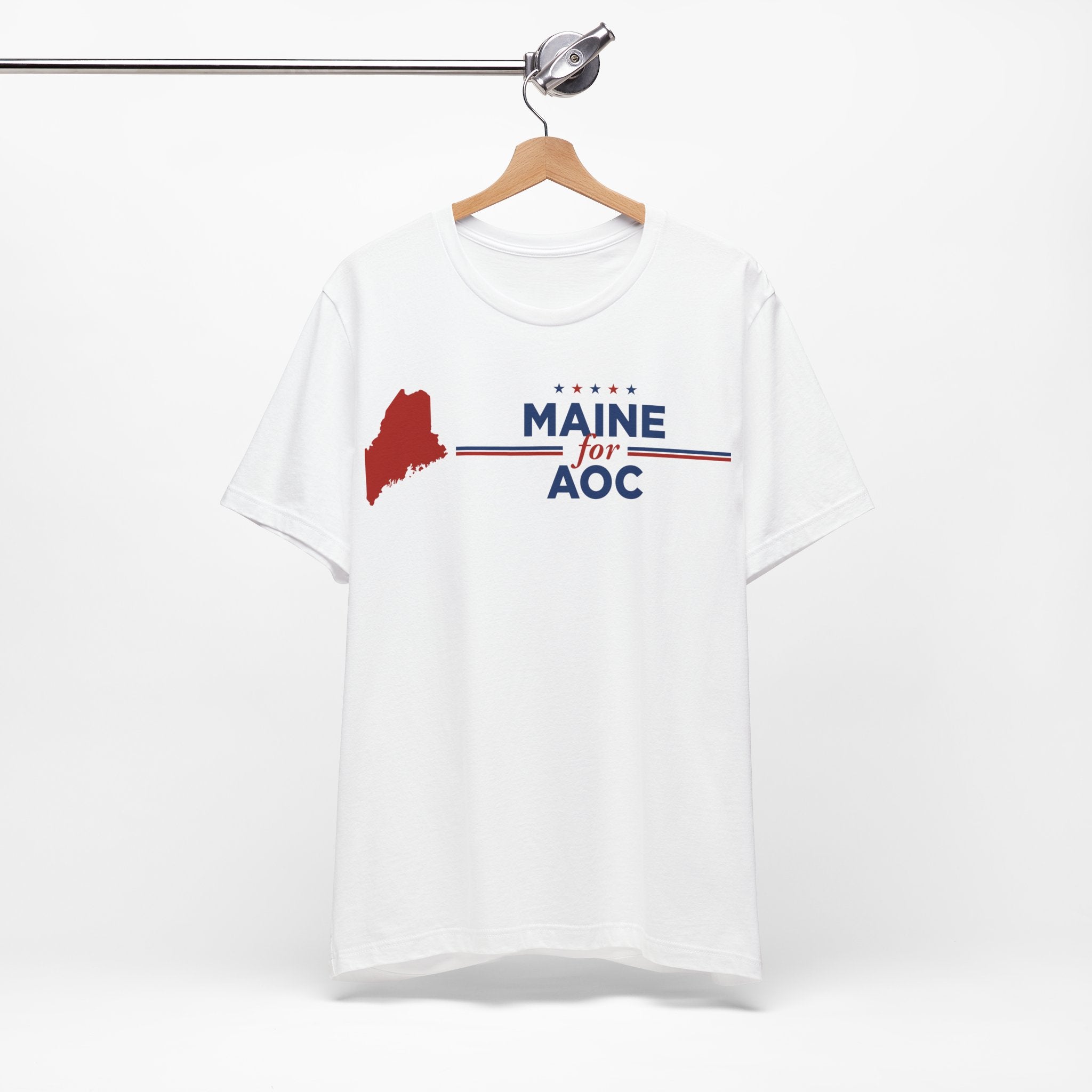 Maine for AOC for President Campaign T-Shirt 2028