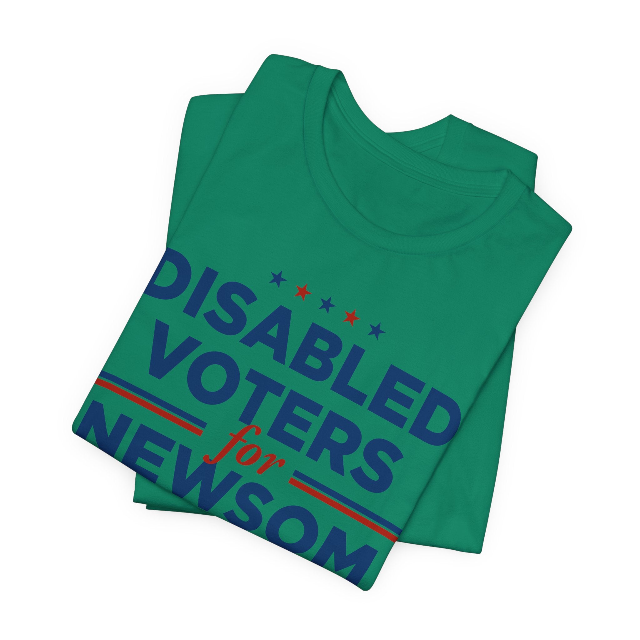 Disabled Voters for Gavin Newsom for President Campaign T-Shirt 2028